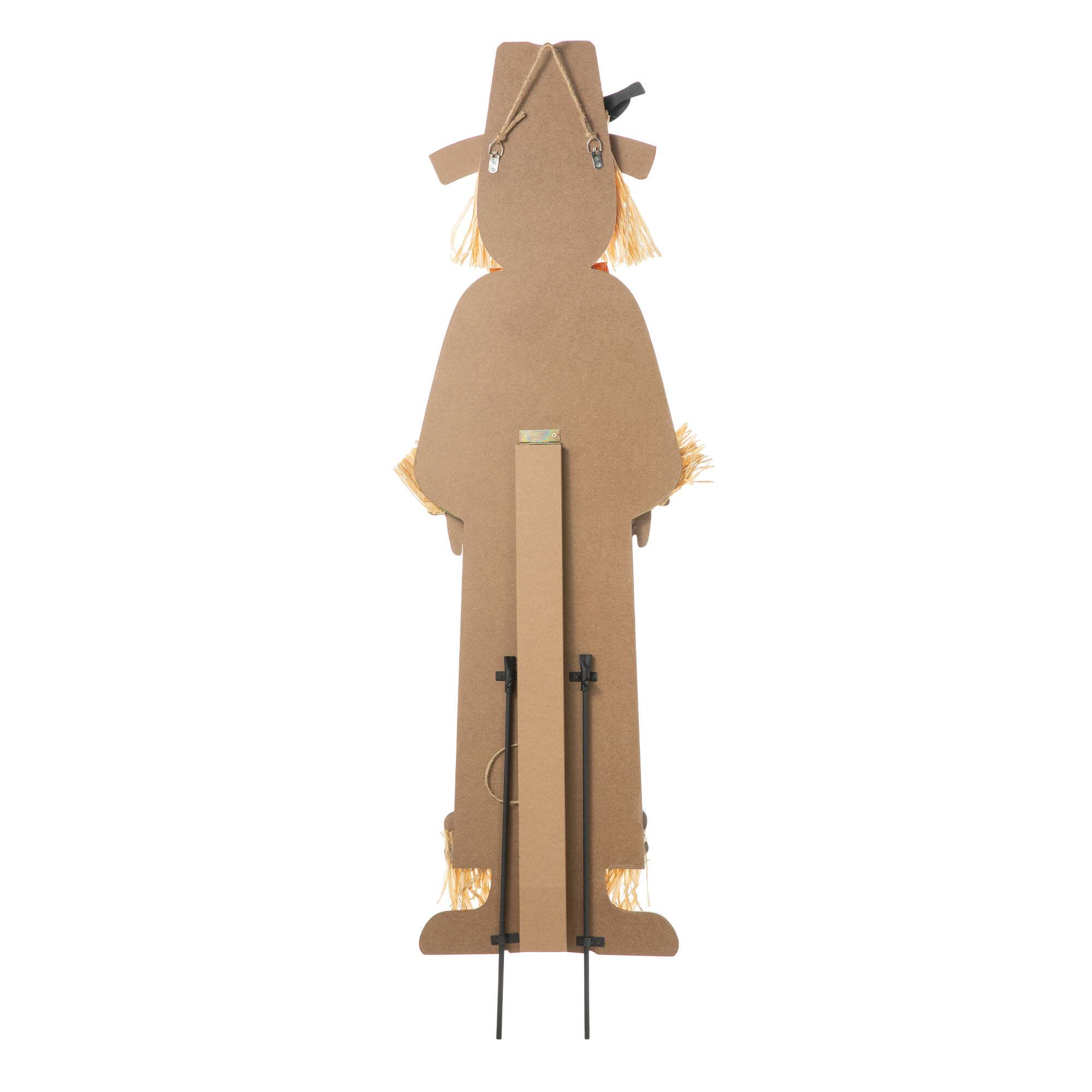 Glitzhome® 48" Fall Wooden Scarecrow Yard Stake