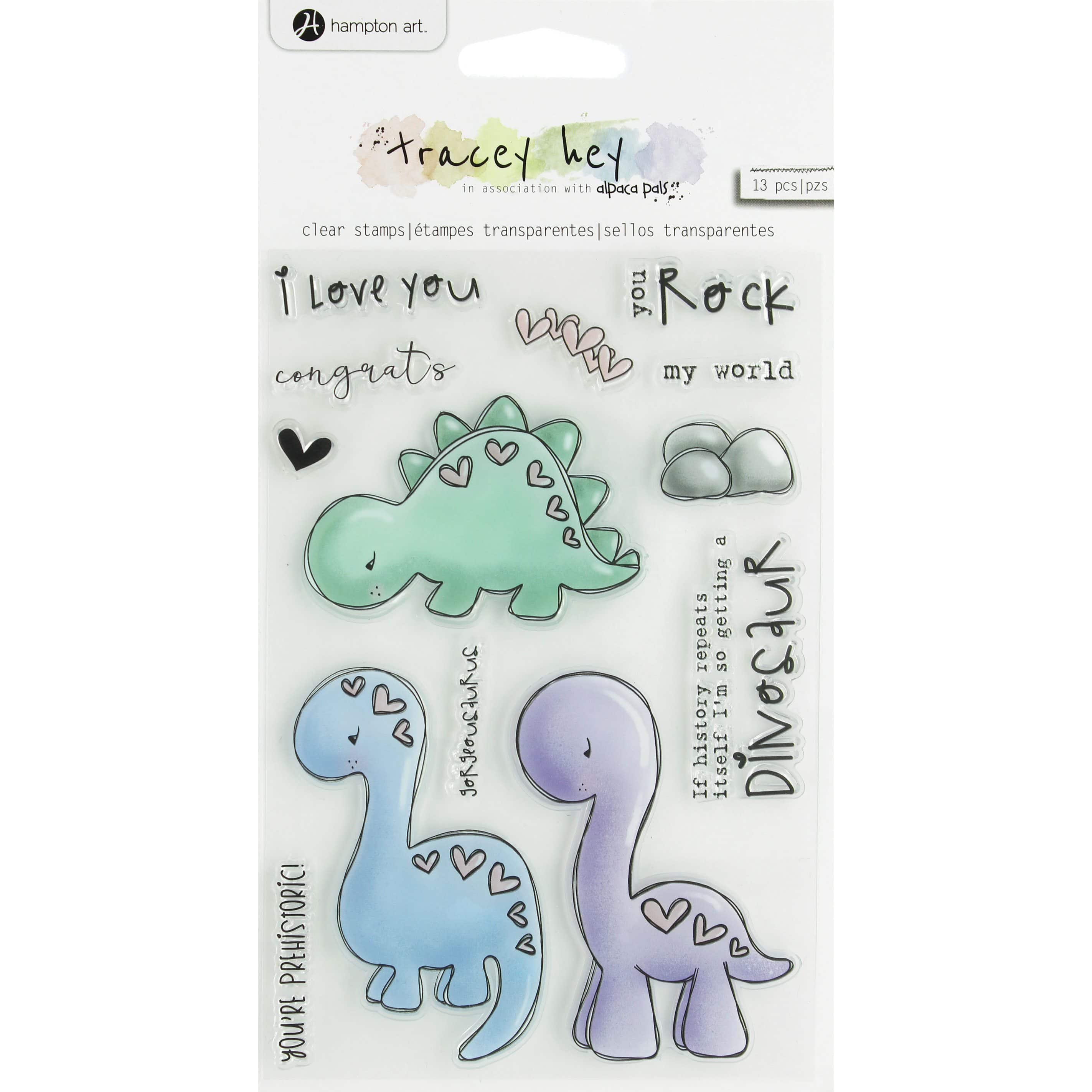 Hampton Art™ Tracey Hey You Rock Clear Stamp Set