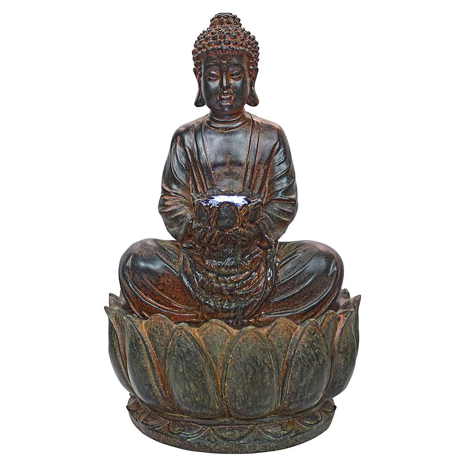 Design Toscano 15&#x22; Endless Serenity Buddha Sculptural Fountain