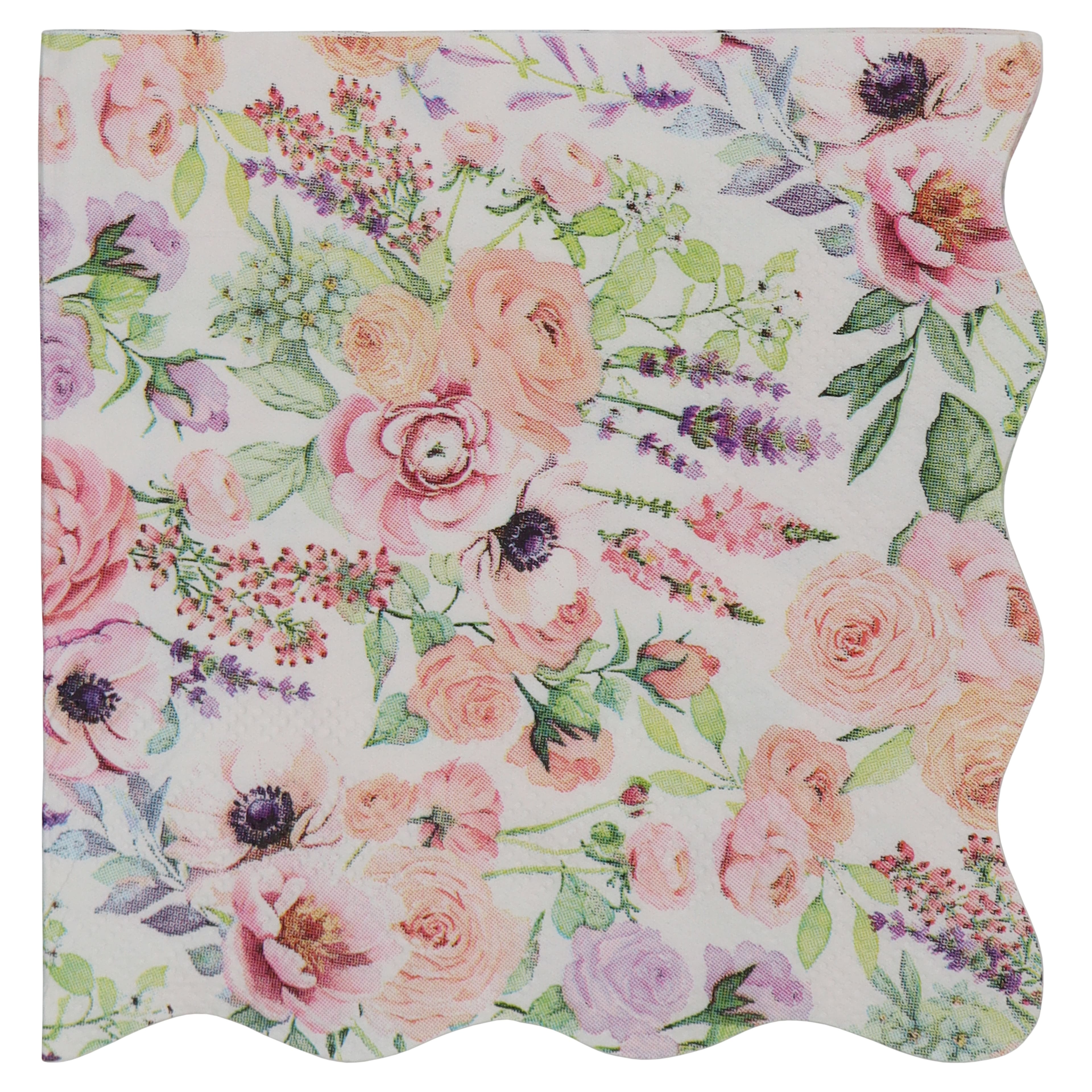 Floral Toss Paper Beverage Napkins, 20ct. by Ashland&#xAE;