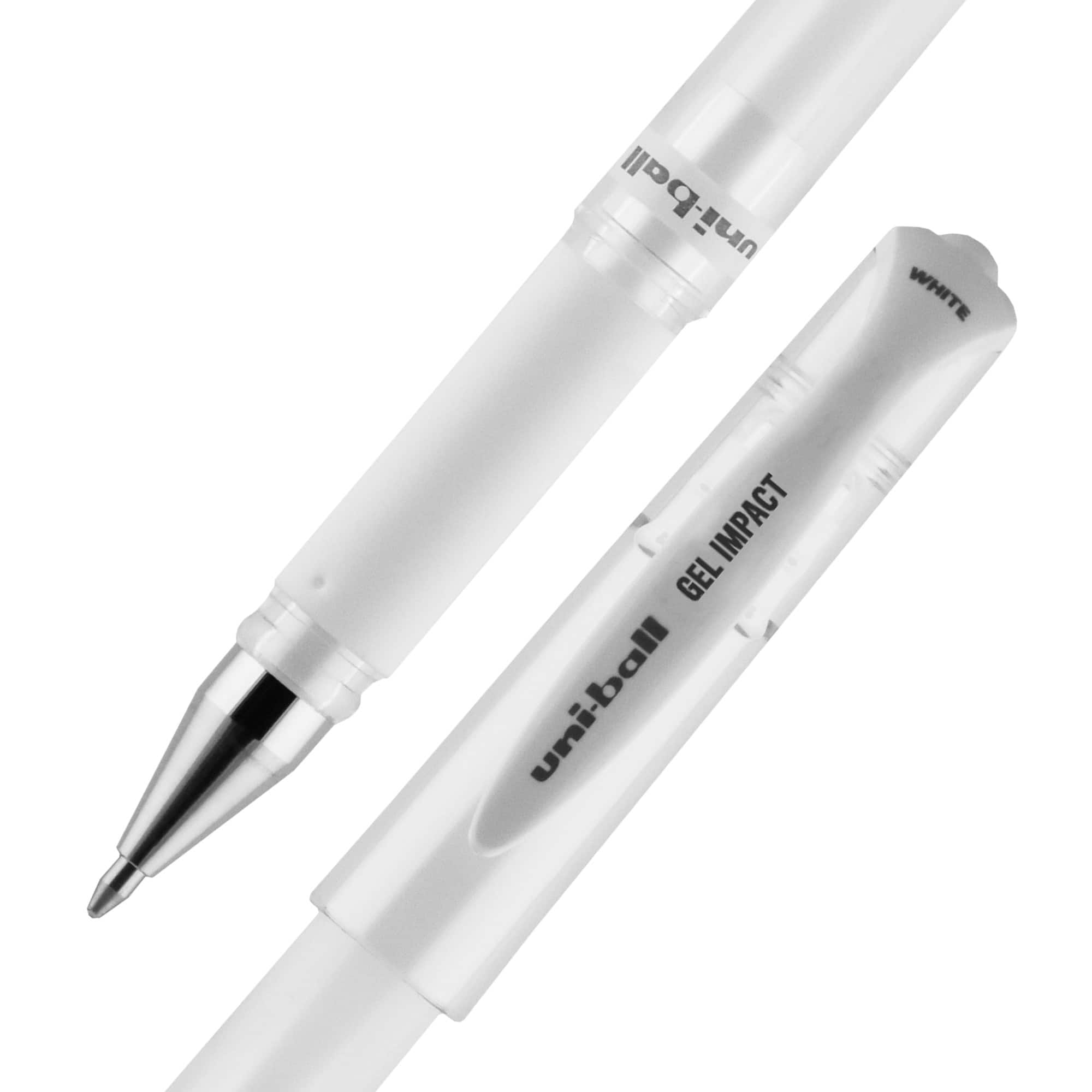 uniball&#x2122; GEL IMPACT 1mm White Gel Pens, 3ct.