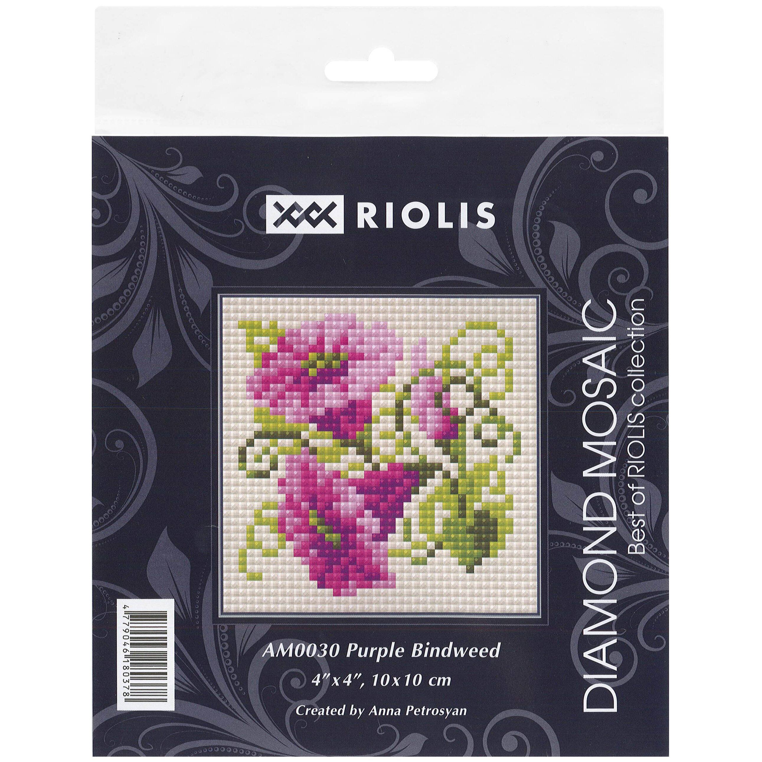 RIOLIS Purple Bindweed Diamond Mosaic Kit