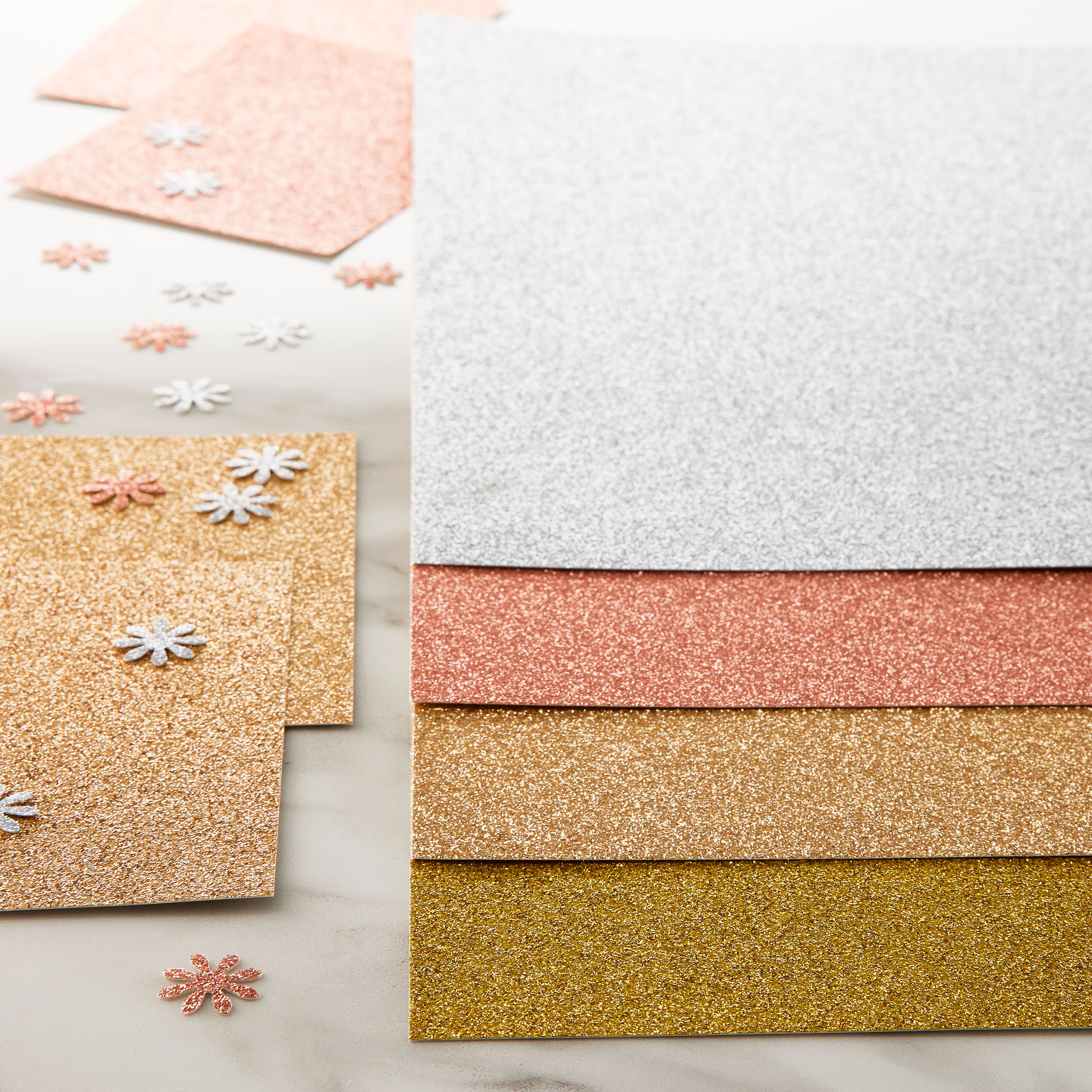 Glitter Metallic Cardstock Paper by Recollections™, 8.5" x 11"