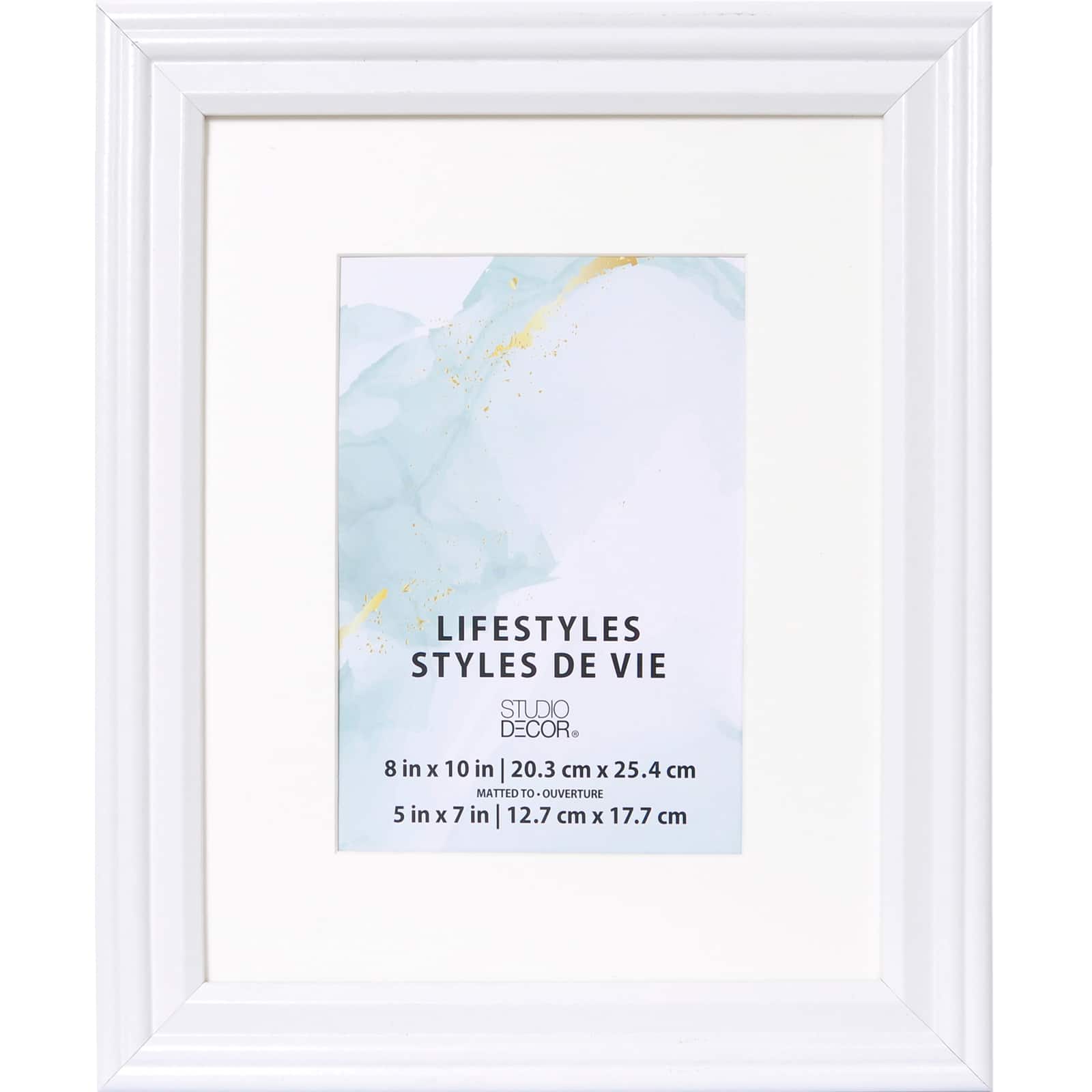 12 Pack: White 5&#x22; x 7&#x22; Frame with Mat, Lifestyles&#x2122; by Studio D&#xE9;cor&#xAE;