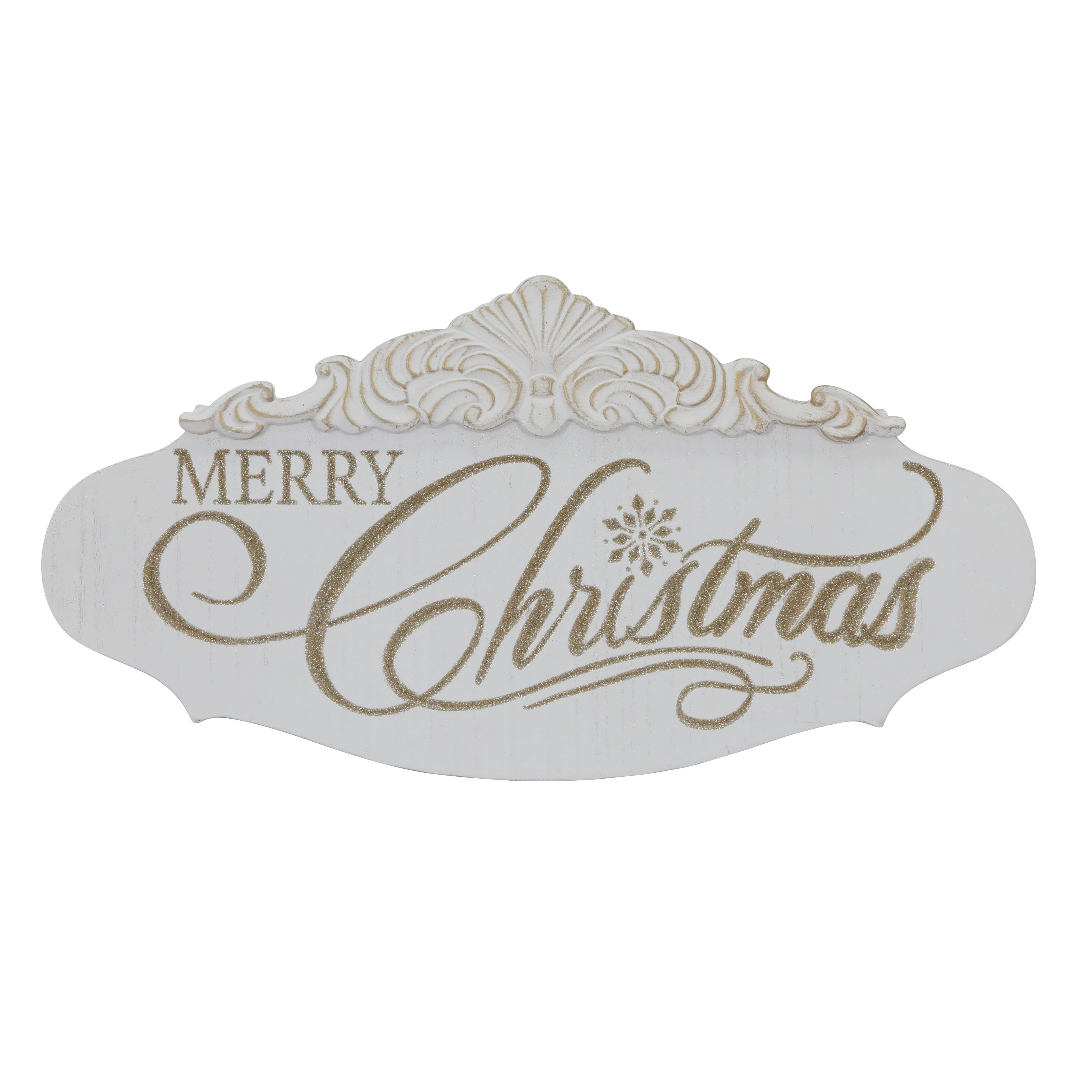 Merry Christmas Glitter Wall Sign by Ashland&#xAE;