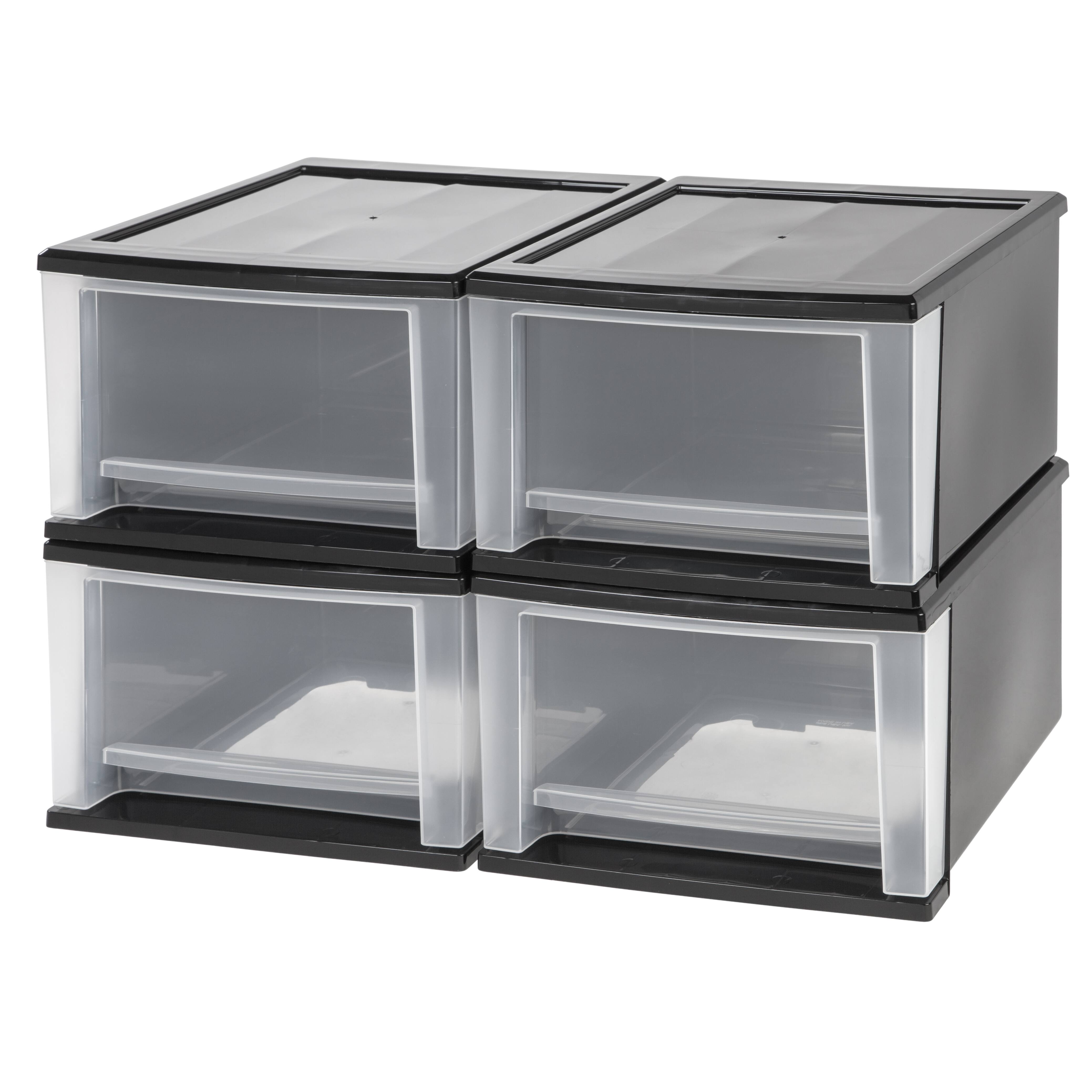 Iris® Medium Stacking Drawer, 4 Pack