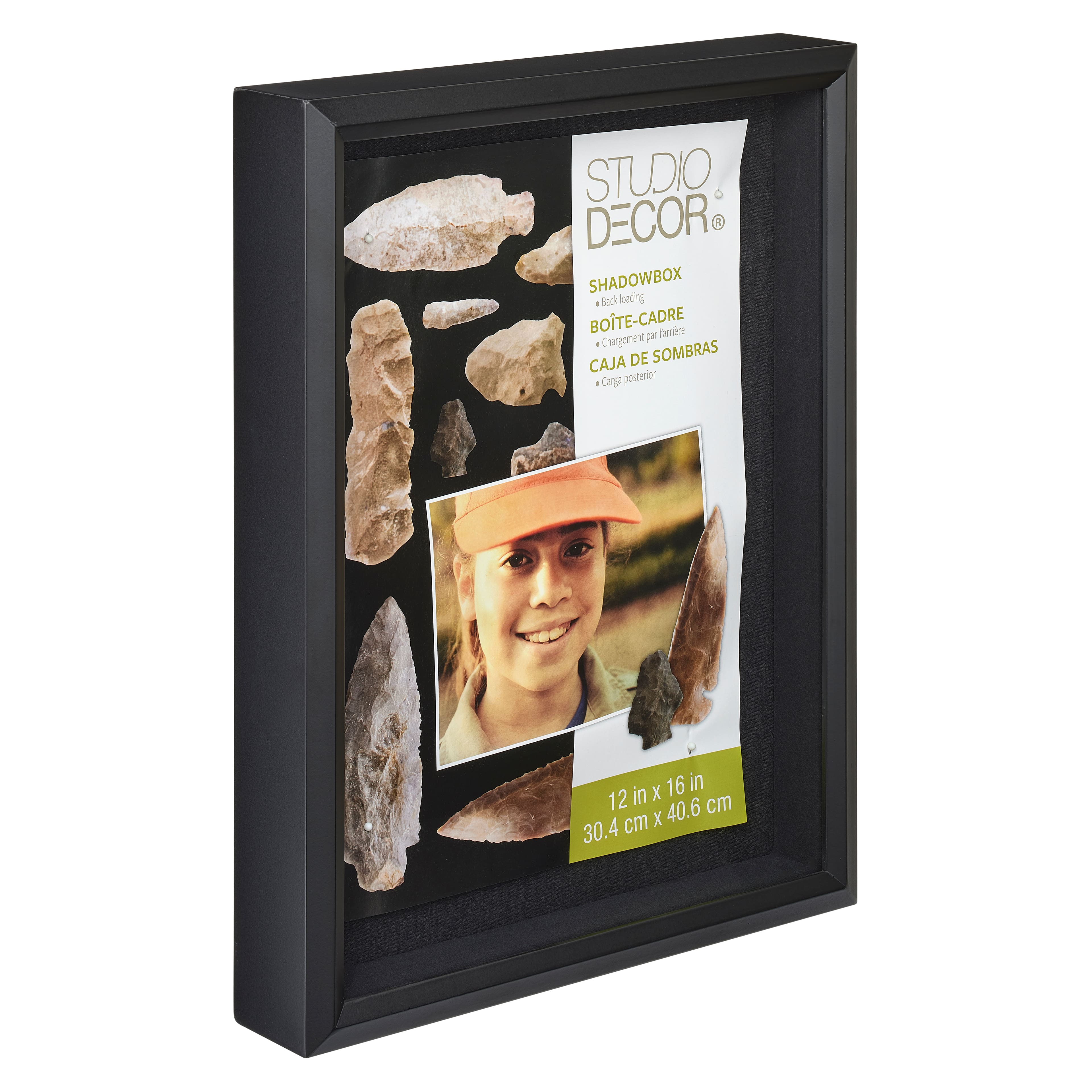 6 Pack: Black Shadow Box by Studio D&#xE9;cor&#xAE;