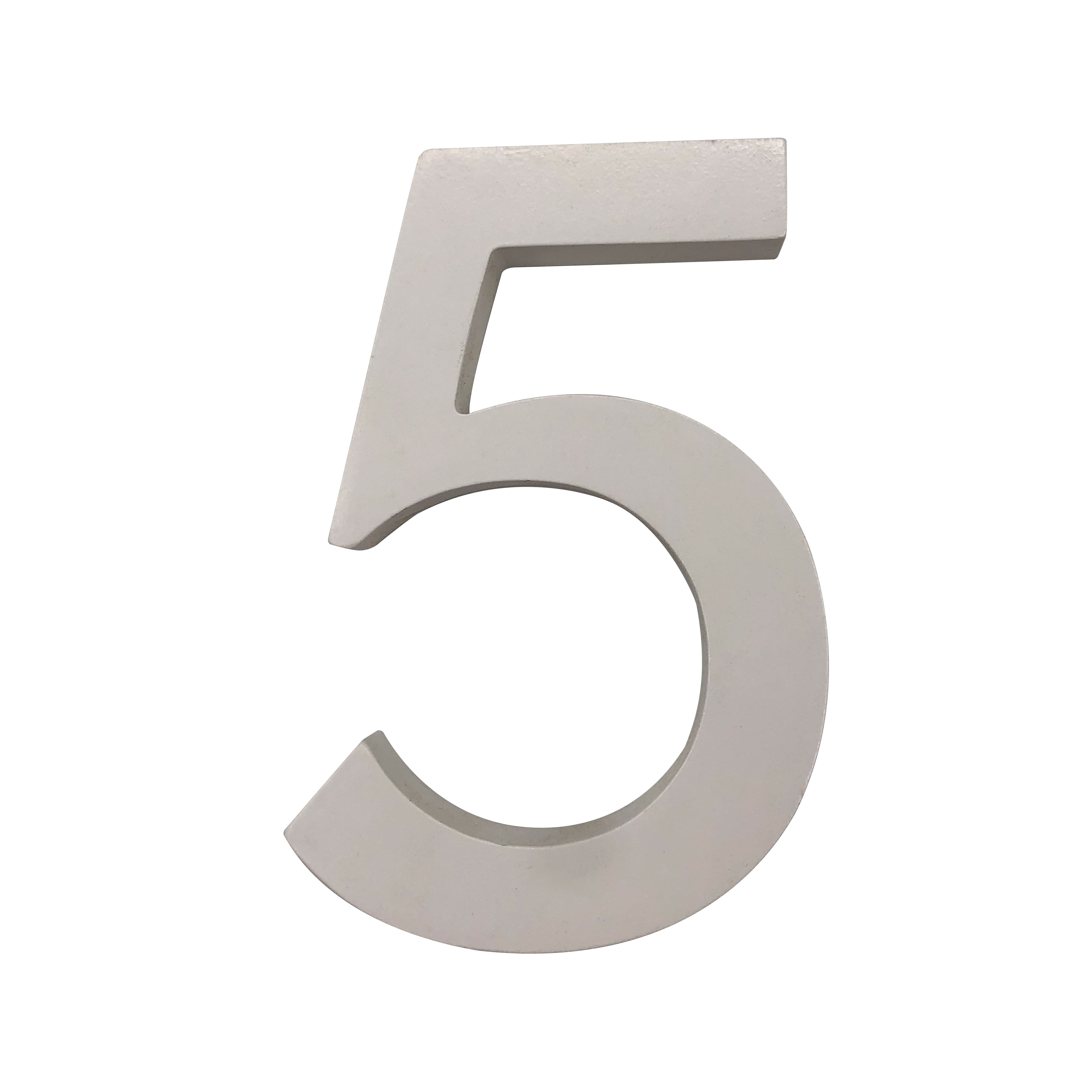 White MDF Number by Make Market&#xAE;