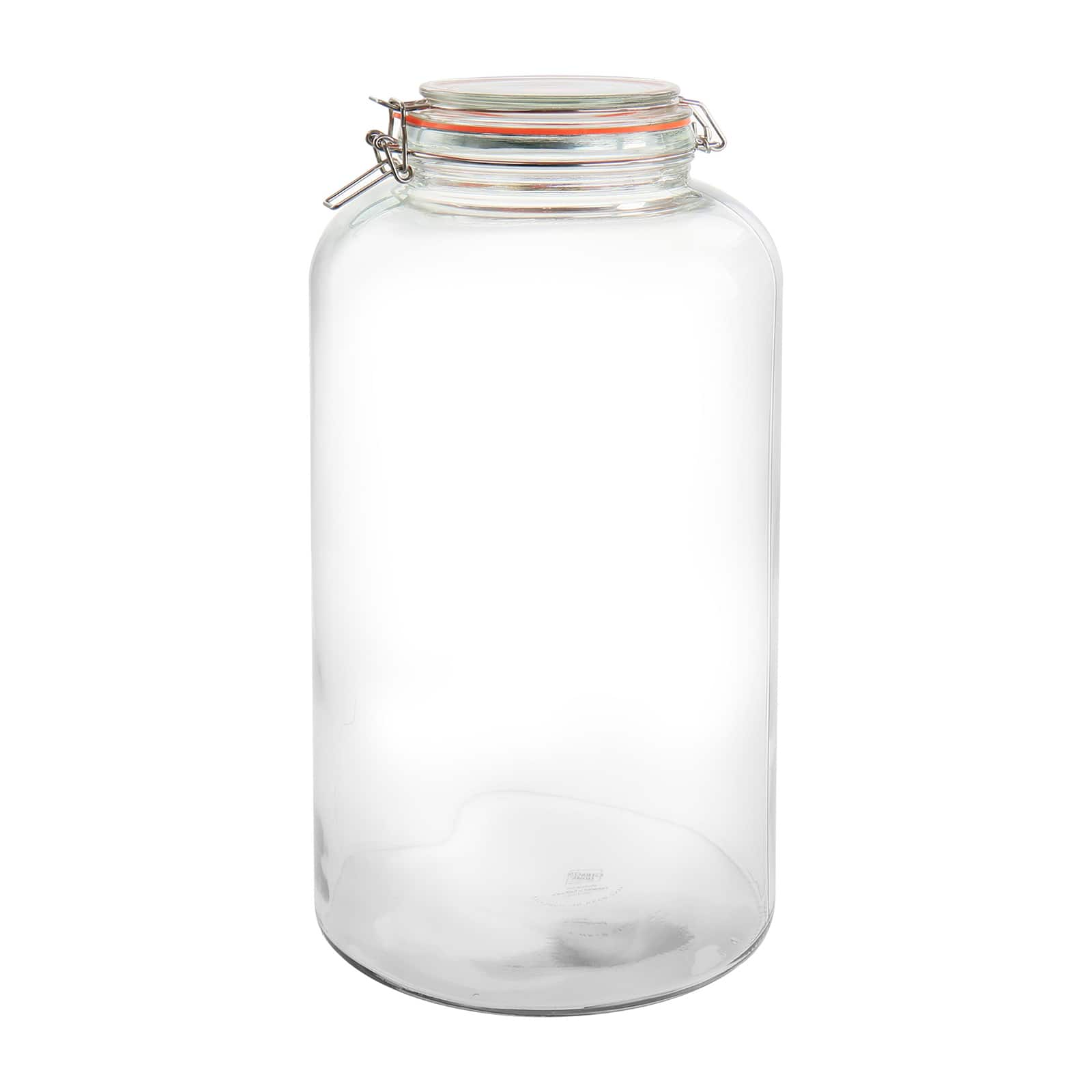 Novogratz Gray Glass Decorative Jars with Wood Lids (Set of 3)