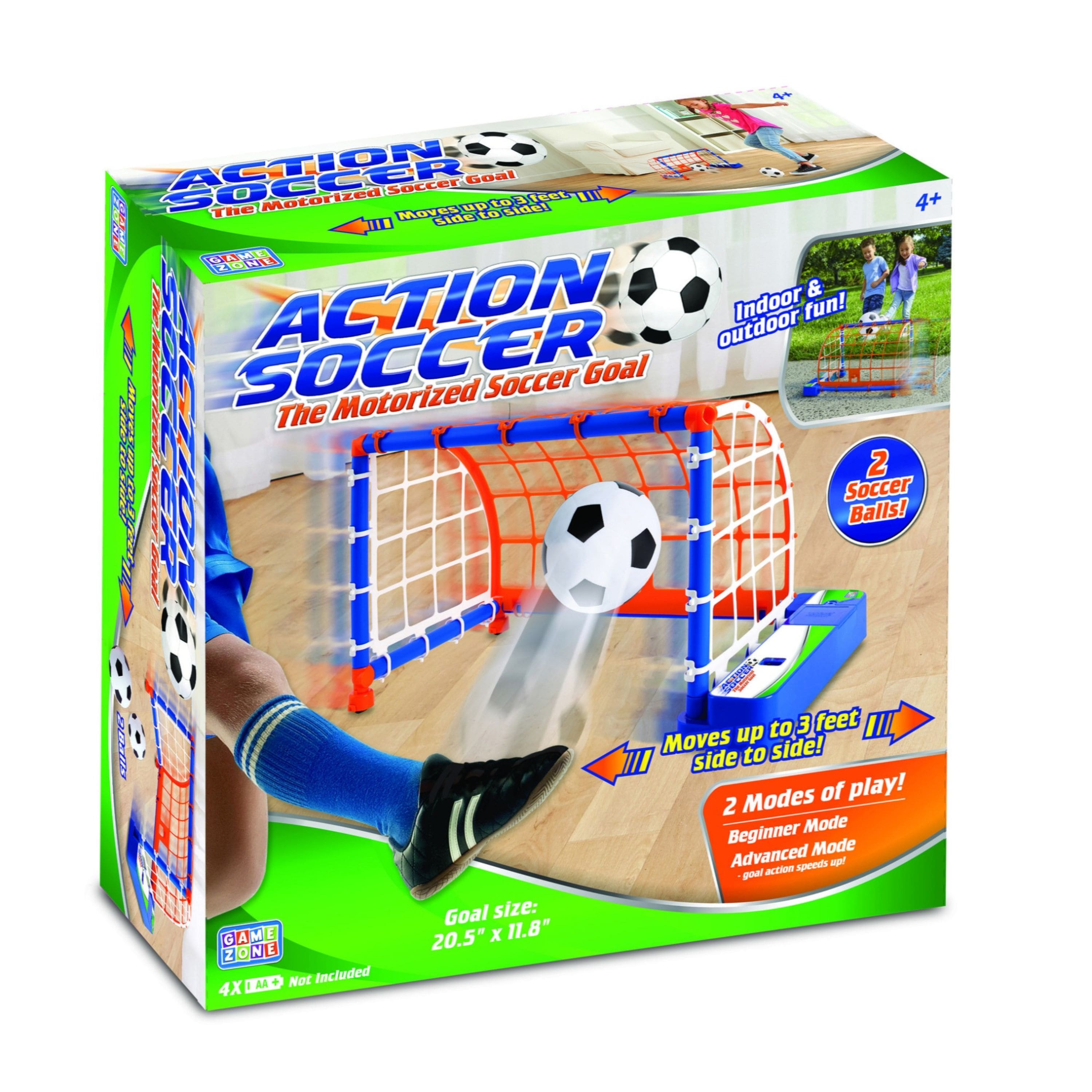 Game Zone Action Soccer Motorized Soccer Goal