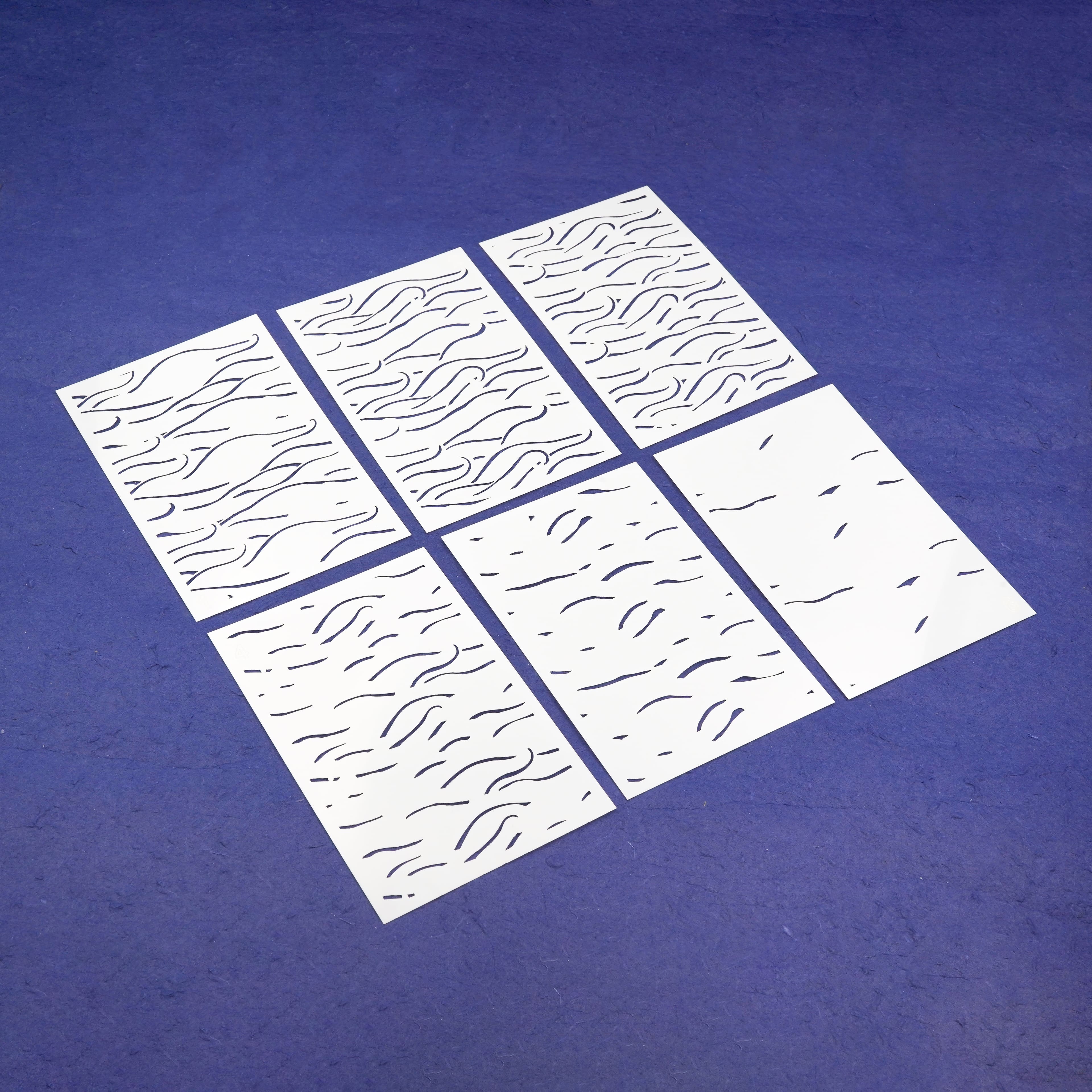 Waves Layering Stencils by Recollections&#x2122;
