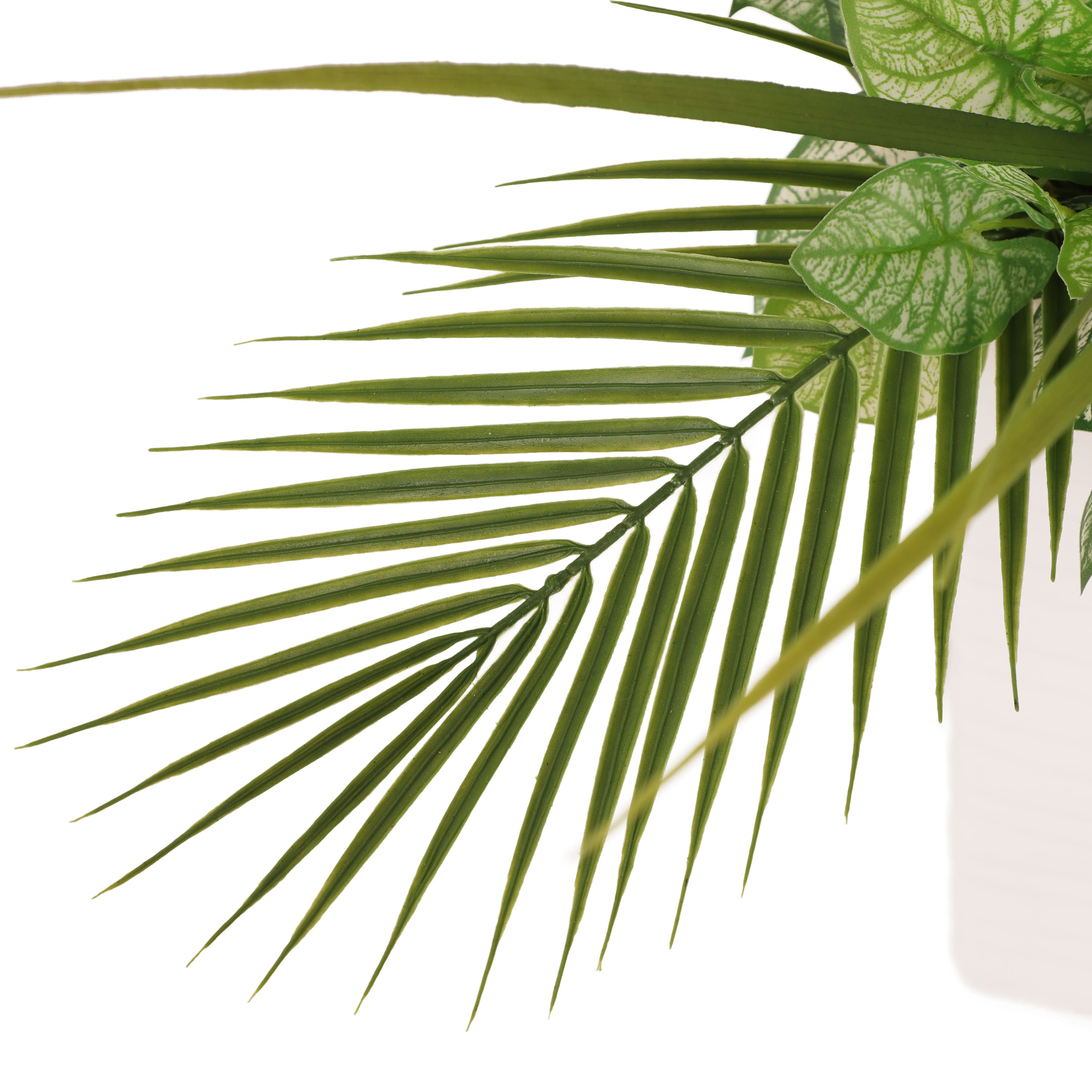 5ft. Artificial Tarovine Tree in White Decorative Pot