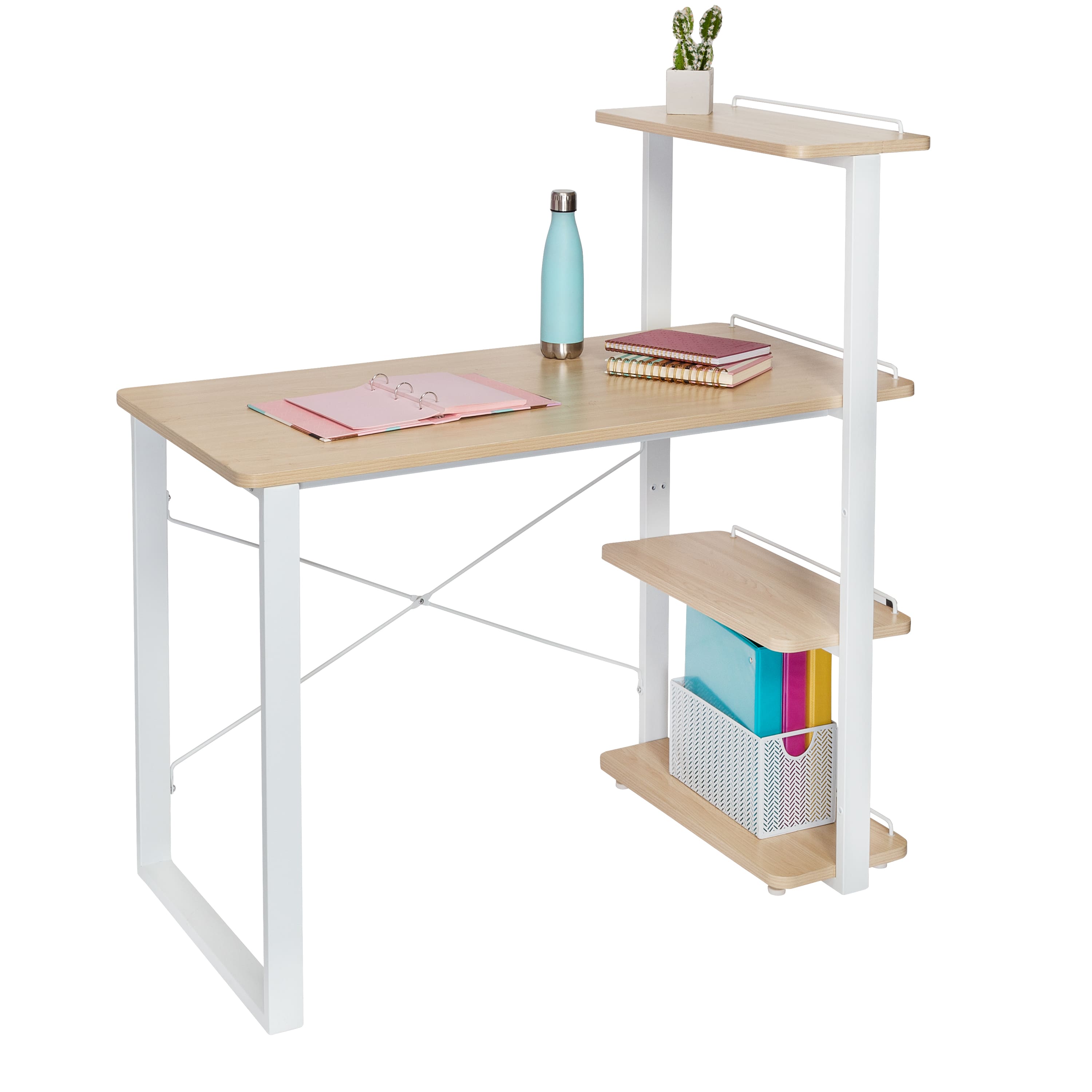 Honey Can Do Home Office Computer Desk with Shelves