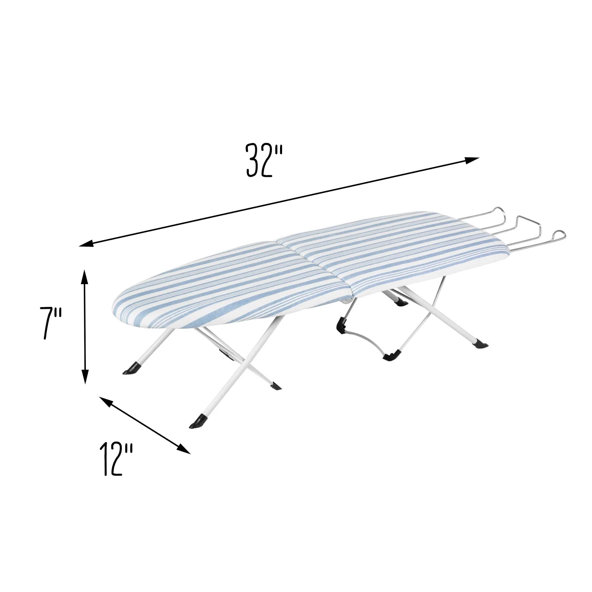 Honey Can Do Foldable Tabletop Ironing Board with Iron Rest