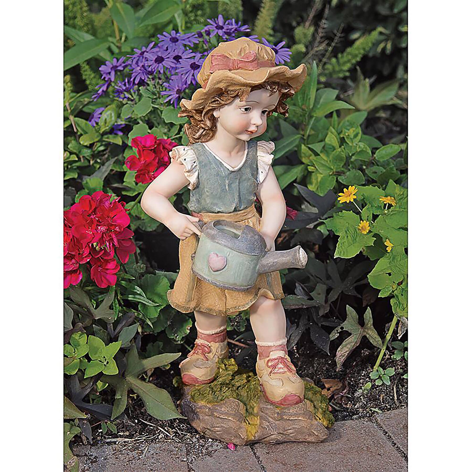 Design Toscano 19&#x22; Farmer Fanny Garden Statue