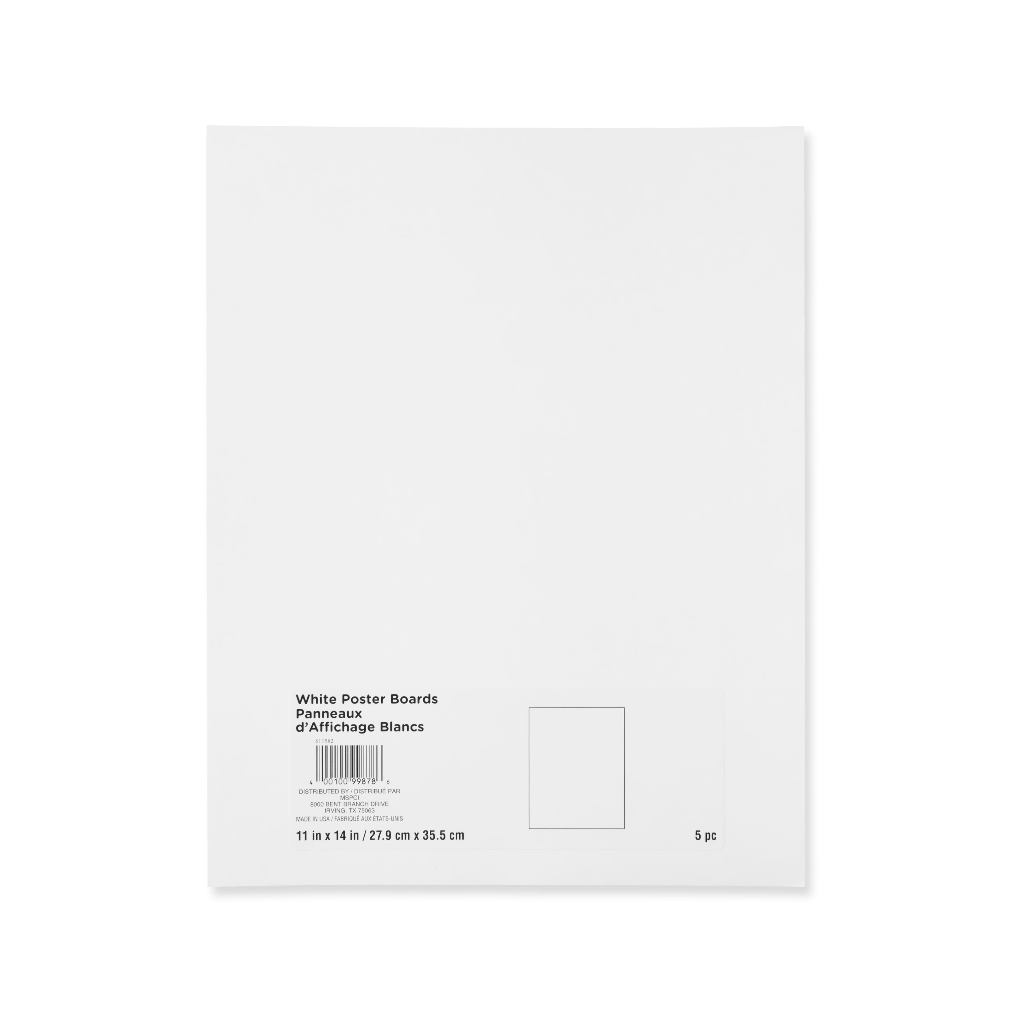 White Poster Board by Creatology™, 11 x 14