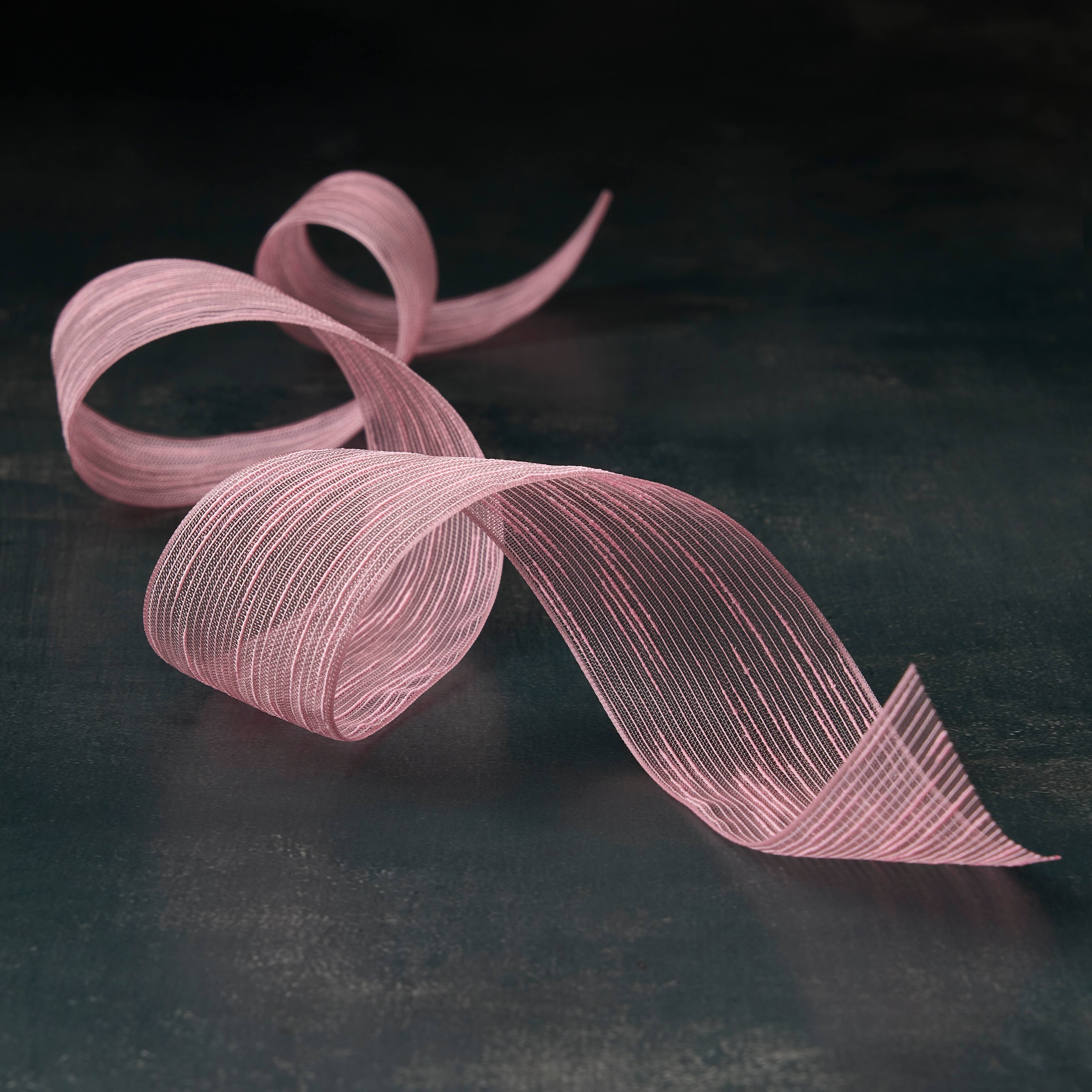1.5&#x22; x 3yd. Crackle Chiffon Ribbon by Celebrate It&#x2122;