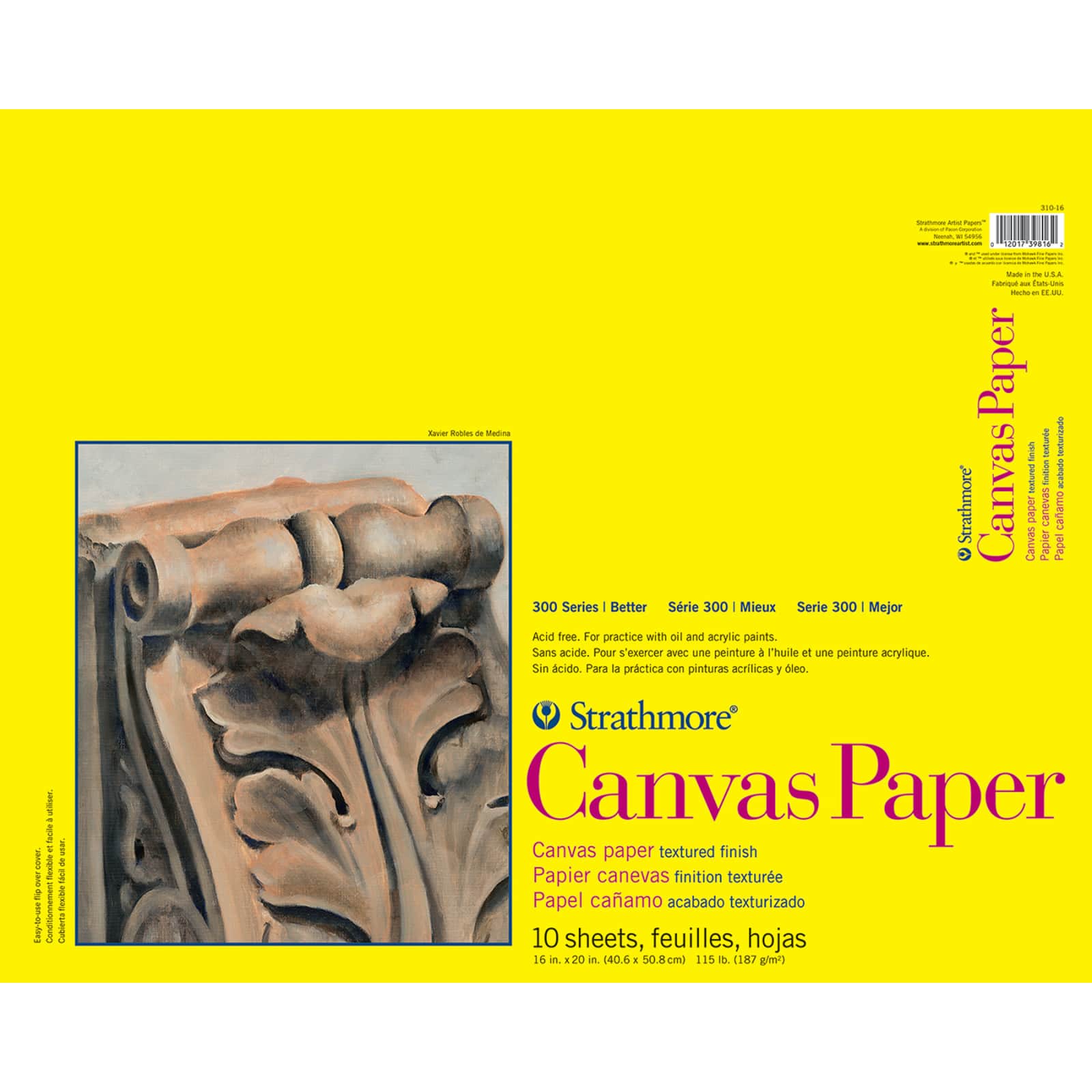 Strathmore&#xAE; 300 Series Canvas Pad