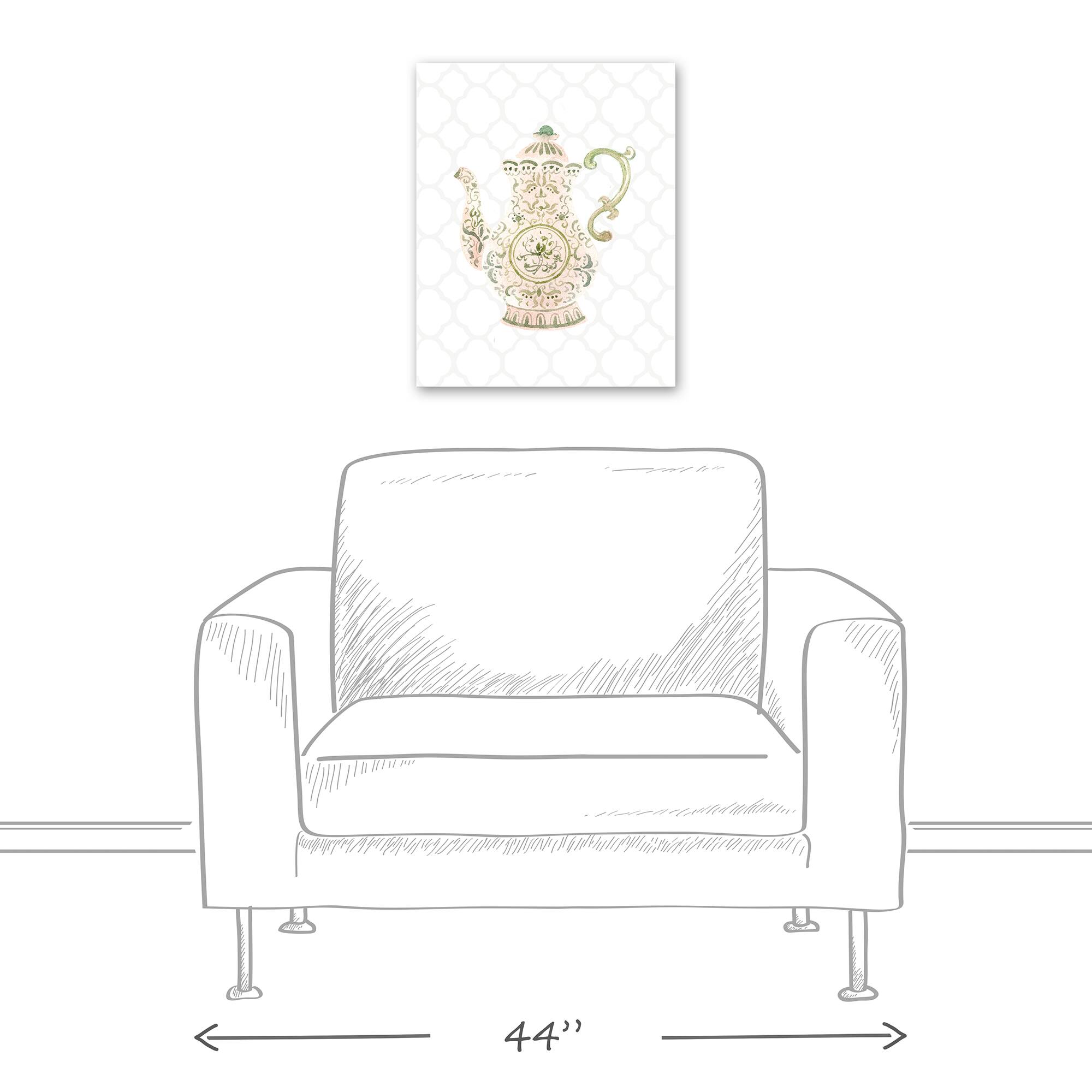 Tea Pot Lattice 16" x 20" Canvas Wall Art