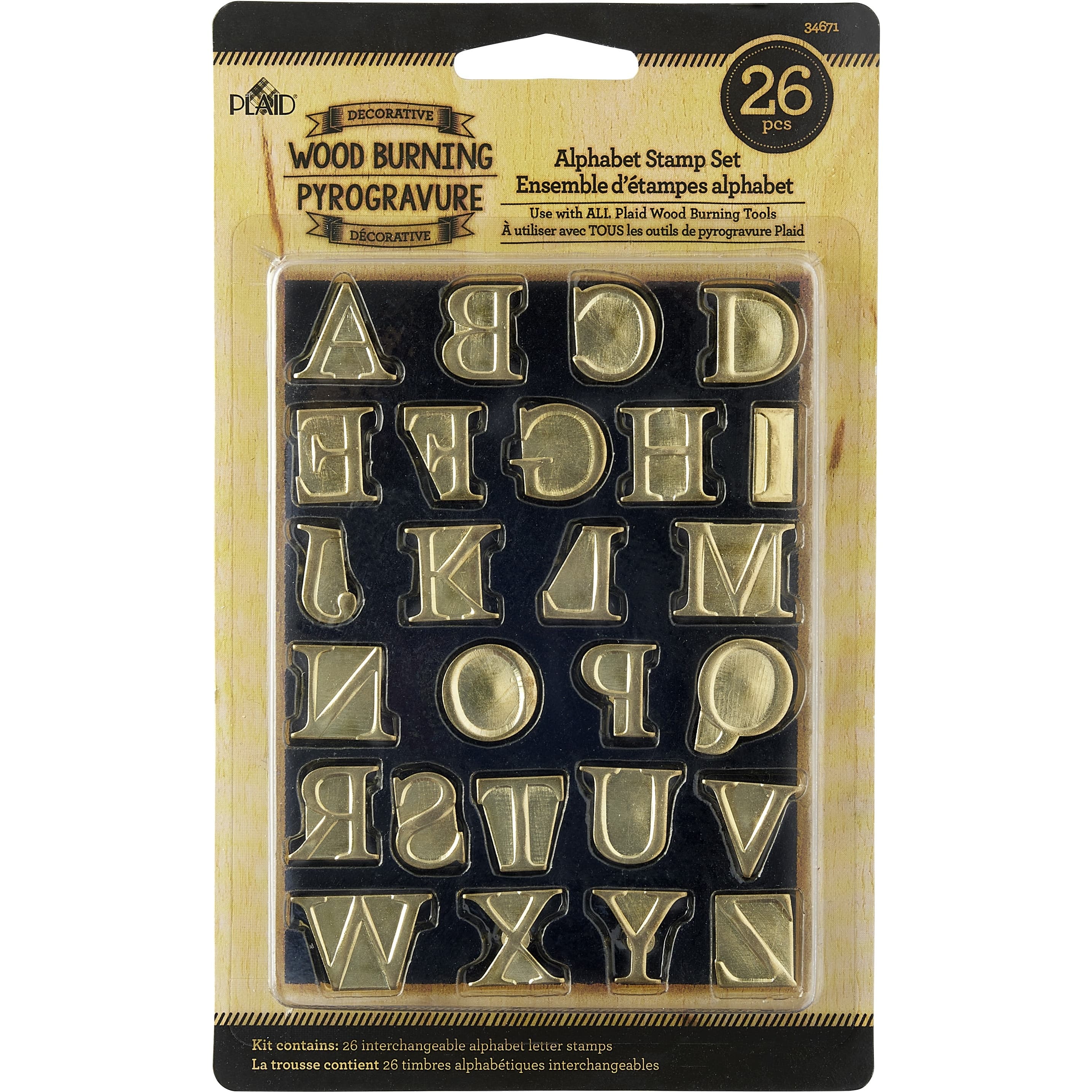 Walnut Hollow® Hot Stamps Alphabet Set, Michaels