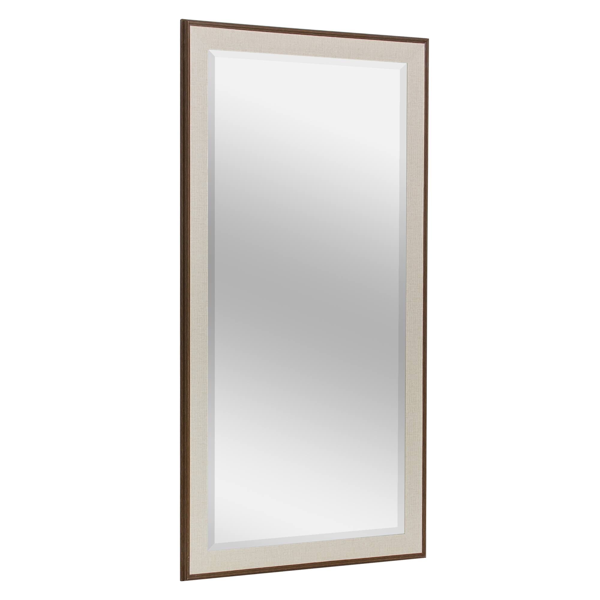 Head West Textured Brown Mat Framed Beveled Glass Accent Mirror Michaels