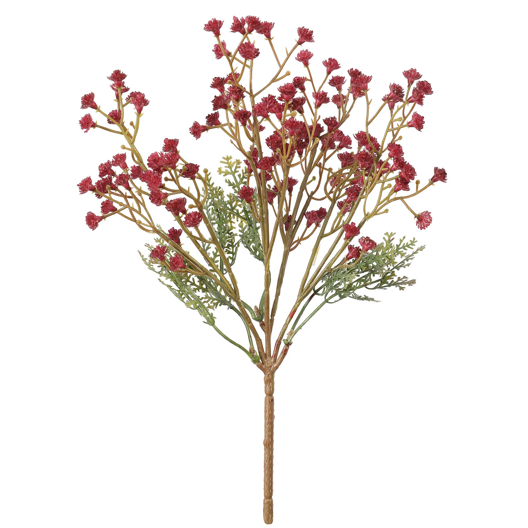 10.5" Burgundy Baby's Breath Bush by Ashland®