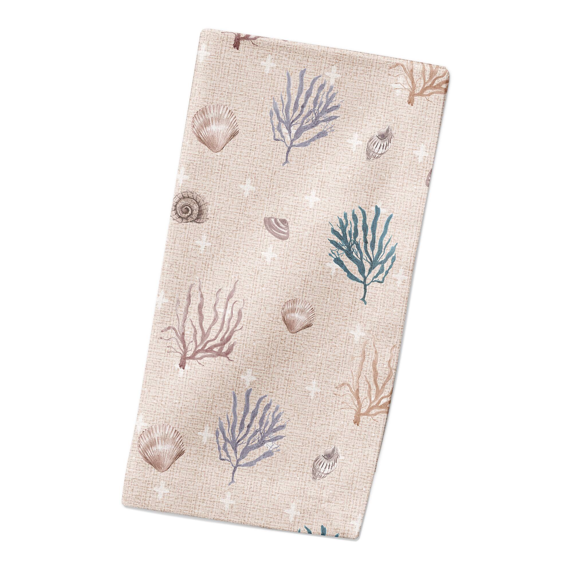 Multi Shell Coral Plus Cotton Twill Napkin