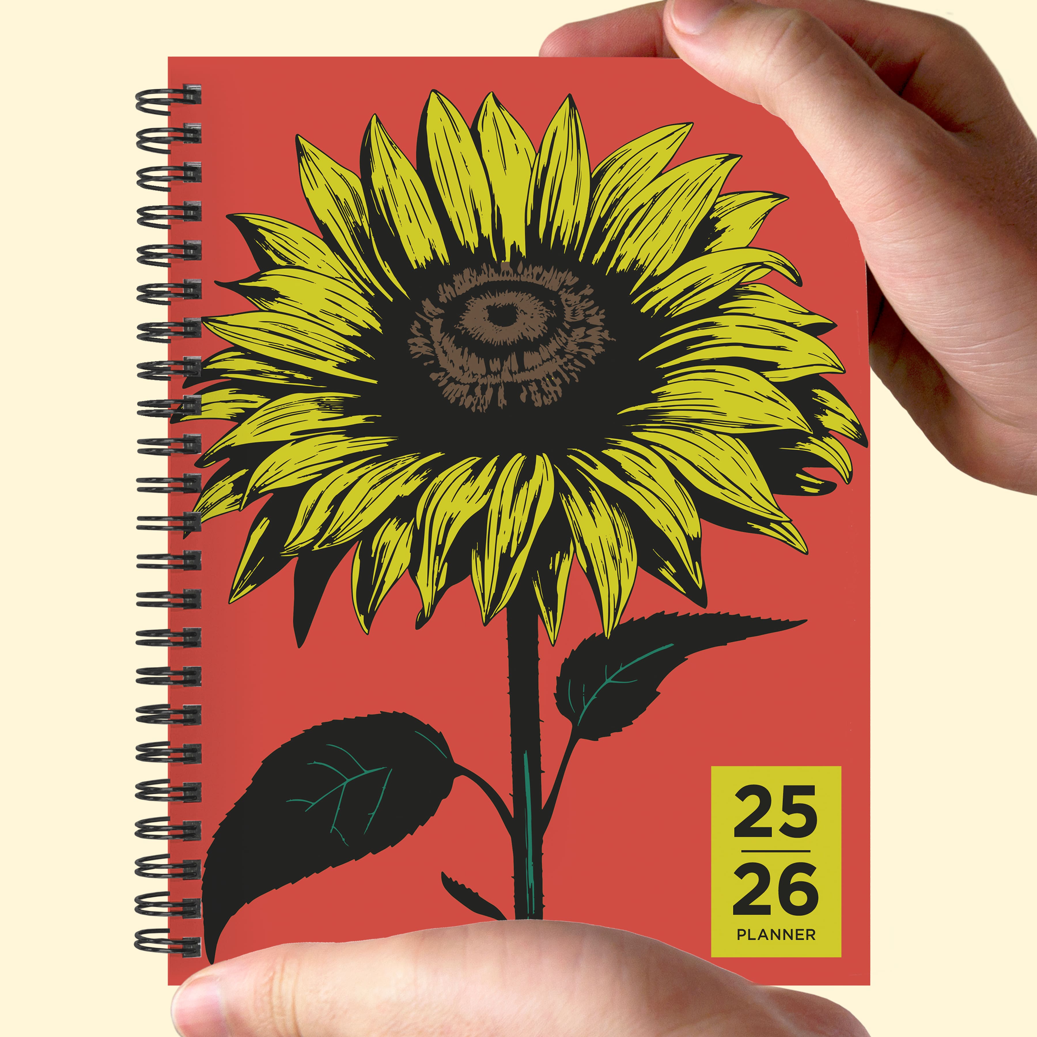 TF Publishing 2025-2026 Andy&#x27;s Sunflower Medium Weekly/Monthly Planner