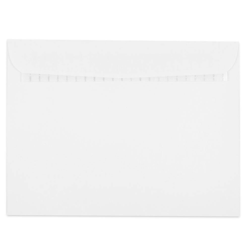 JAM Paper 9.5" x 12.5" White Booklet Commercial Envelopes, 50ct.