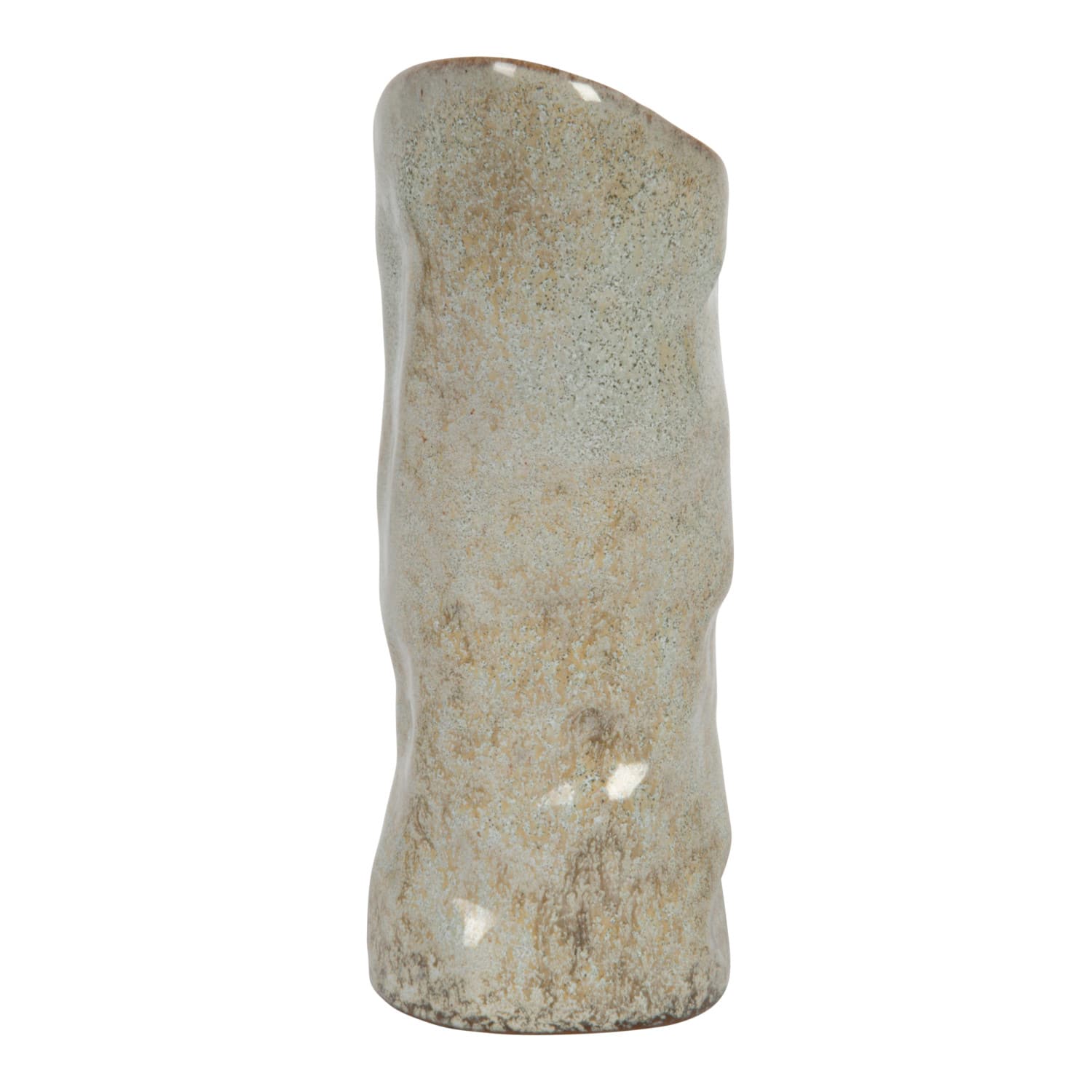 Hello Honey® 12oz. Green Reactive Glaze Organic Shaped Stoneware Pitcher