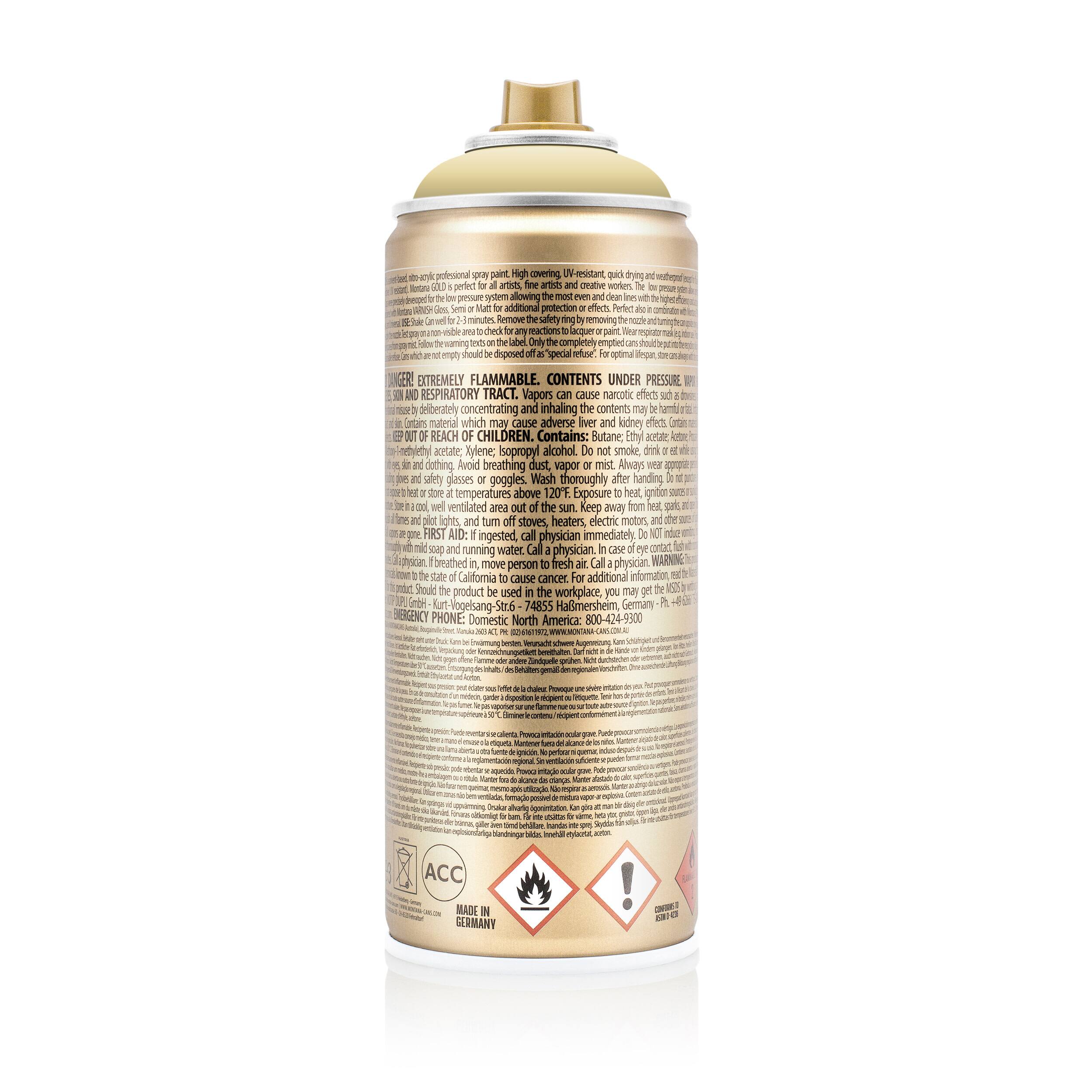 Montana&#x2122; Gold Acrylic Professional Spray Paint
