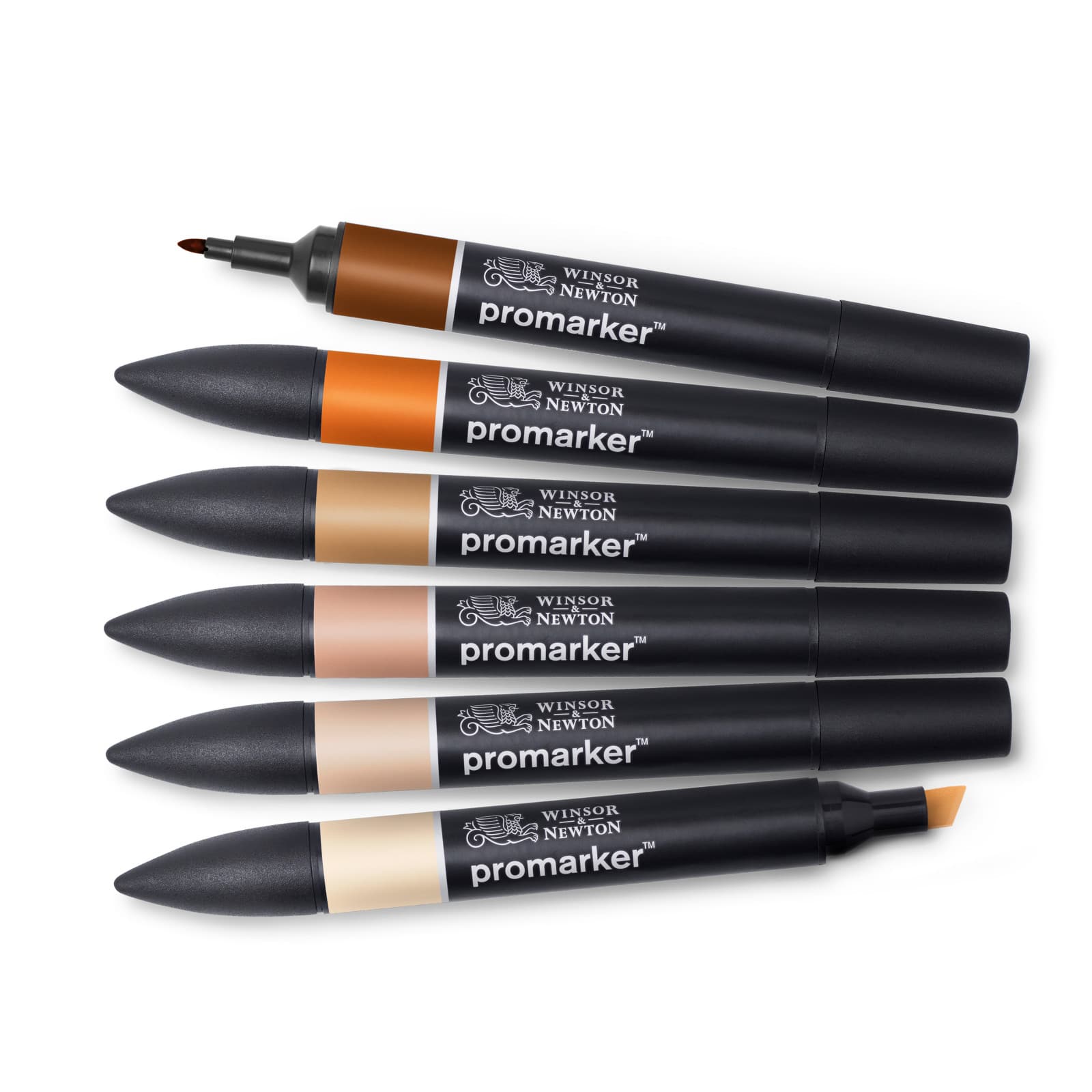 Winsor & Newton® ProMarker™ 6 Marker Set, Skin Tones 2