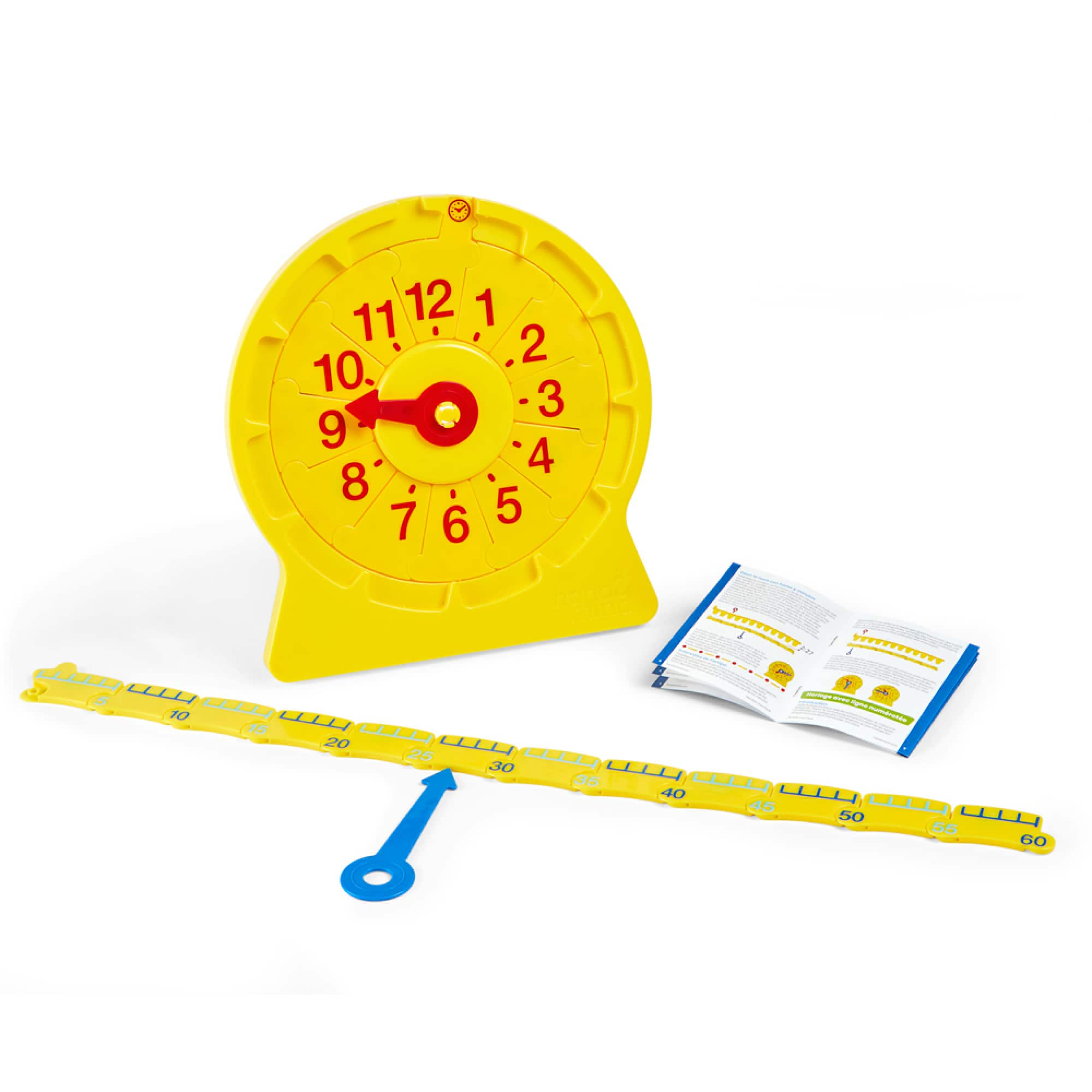 hand2mind&#xAE; NumberLine Clock&#x2122; Magnetic Demonstration Clock