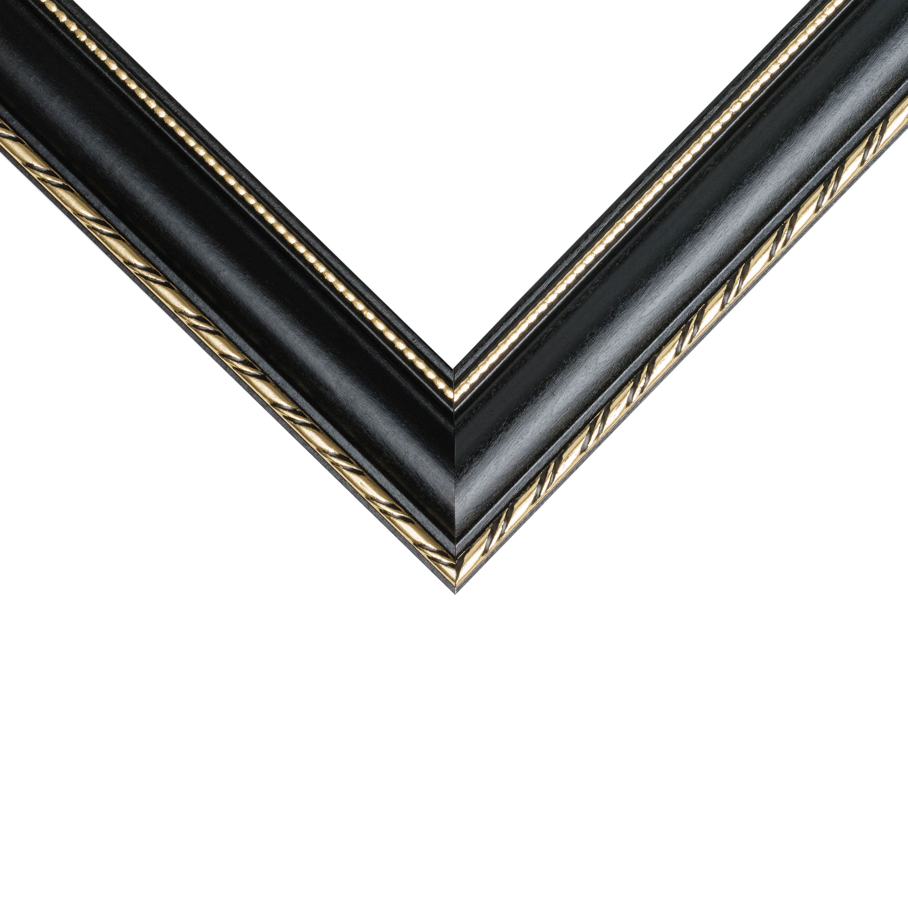 4 Pack Craig Frames Victoria Black &#x26; Gold Picture Frame