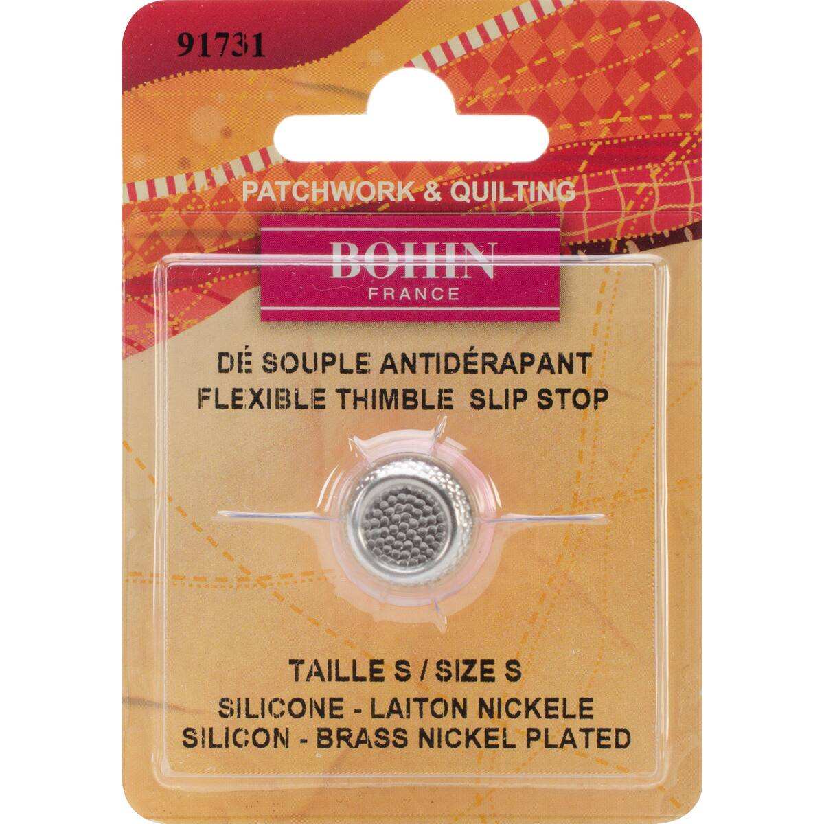 Bohin Silicone Thimble with Steel Top Michaels