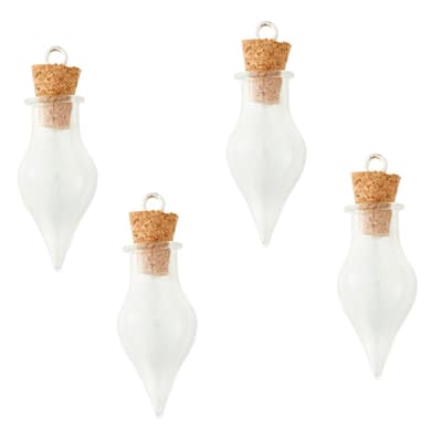 Found Objects™ Mini Clear Bottles By Bead Landing™ image
