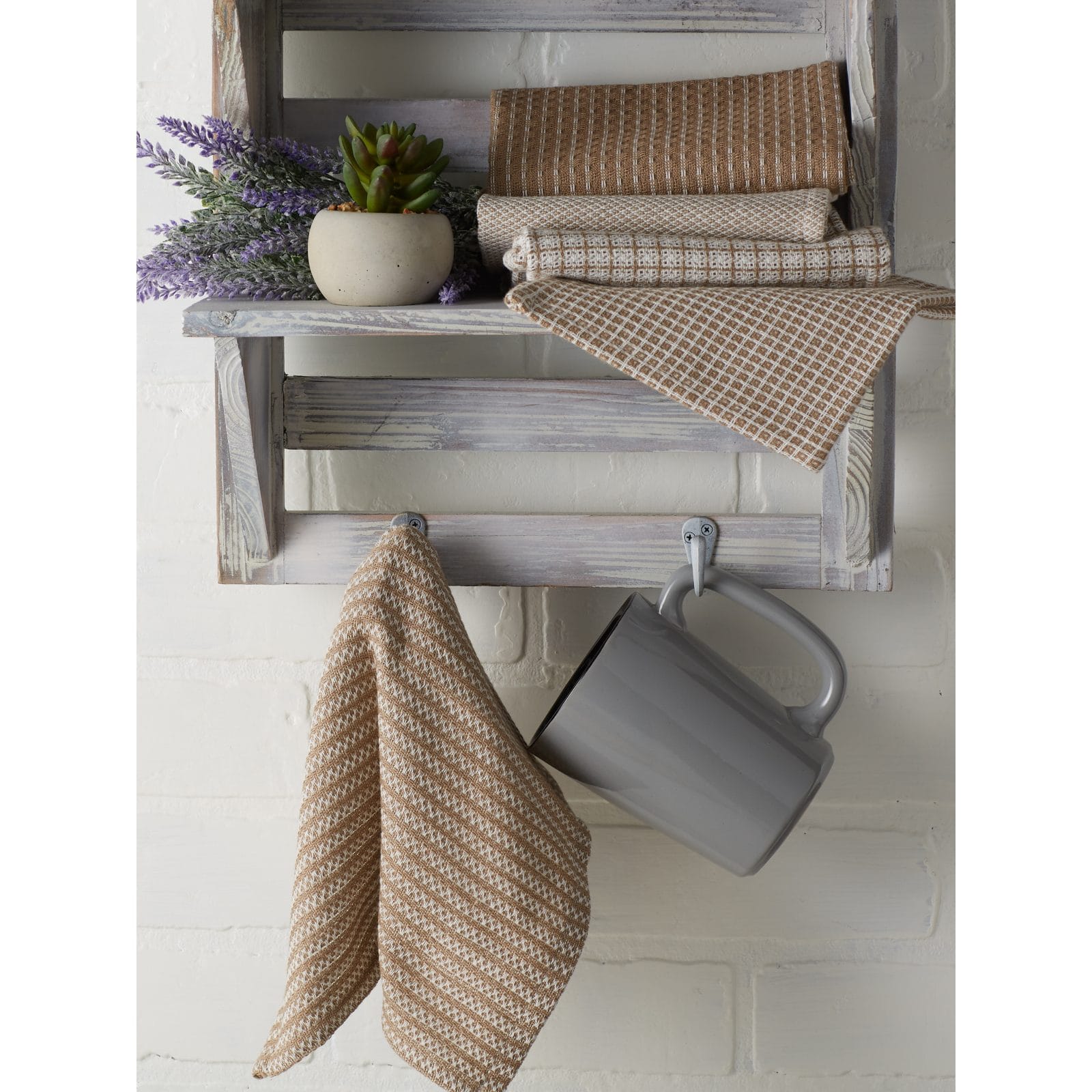 DII® Stone Mixed Pattern Dishcloths, 5ct.