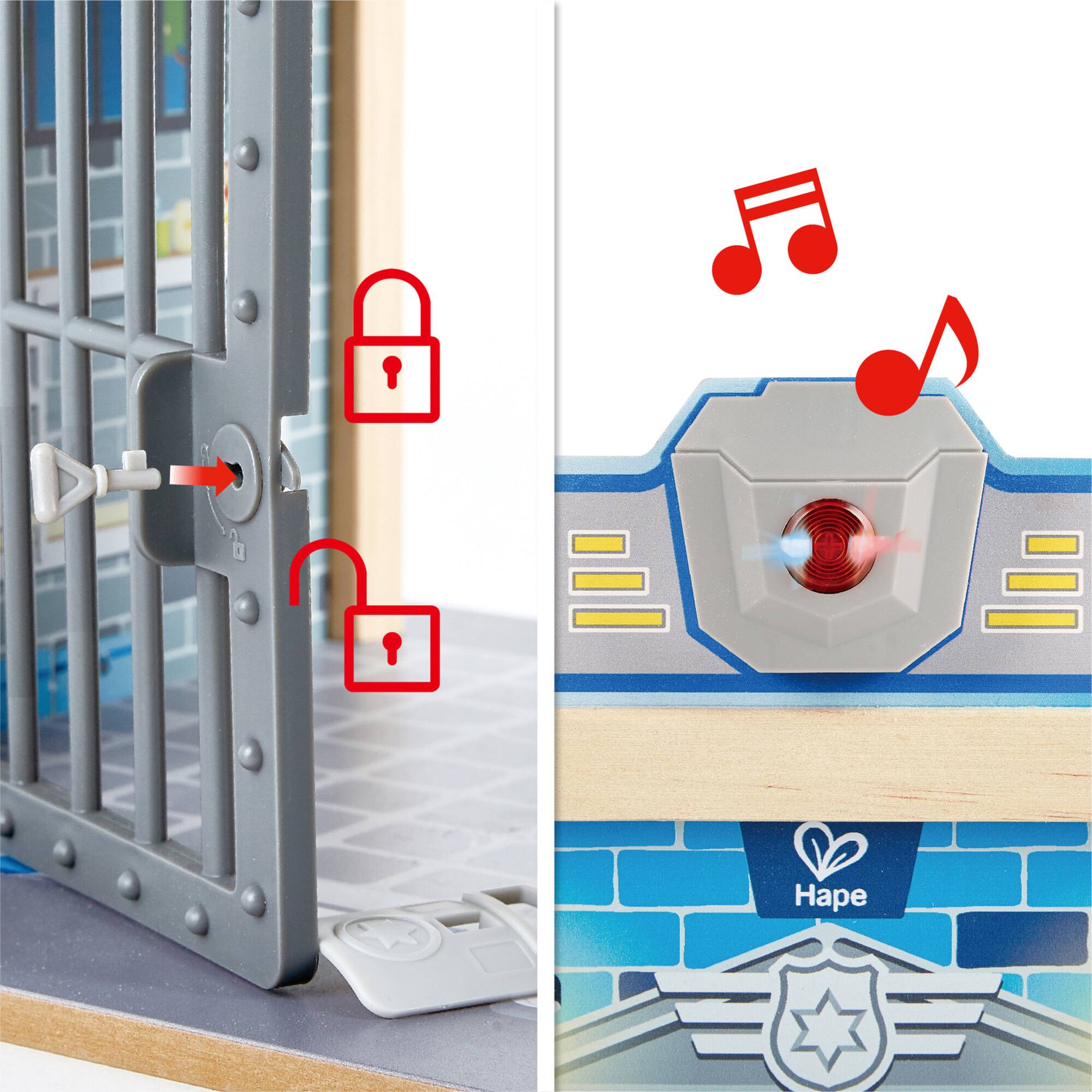 Hape Metro Police Department Lights & Sounds Playset