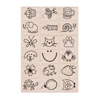 TINYMILLS 12 Pcs Unicorn Stamp Kit for Kids