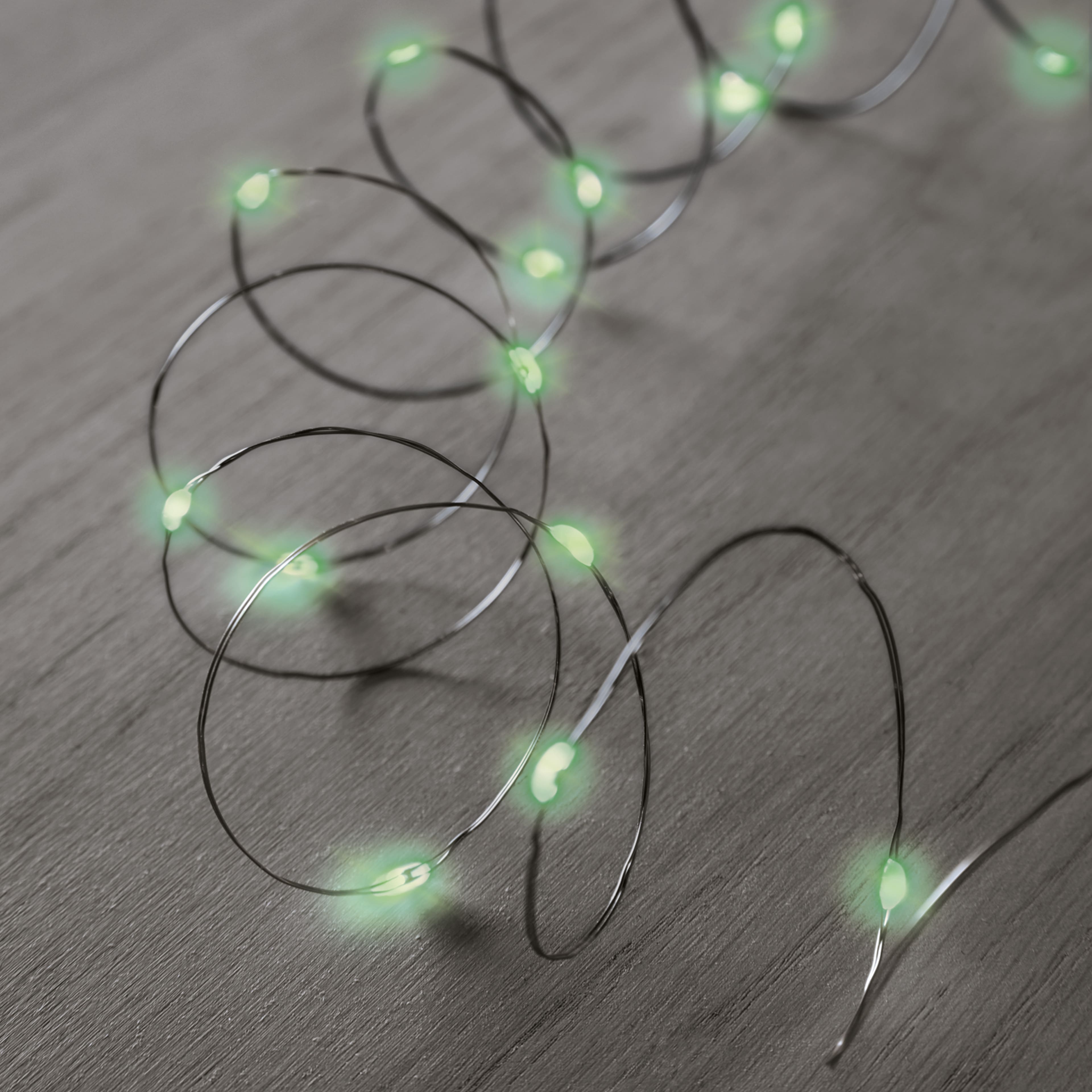 50ct. Color Changing Purple & Green LED String Lights by Ashland®