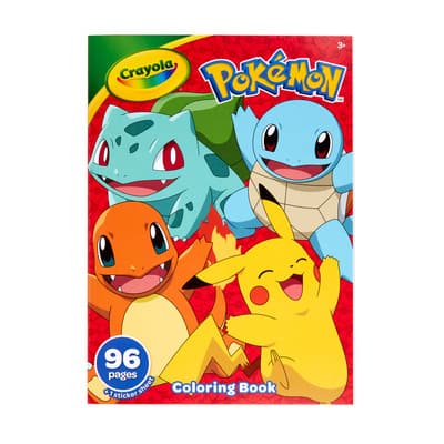 Crayola® Pokémon Coloring Book & Sticker Sheet | Michaels