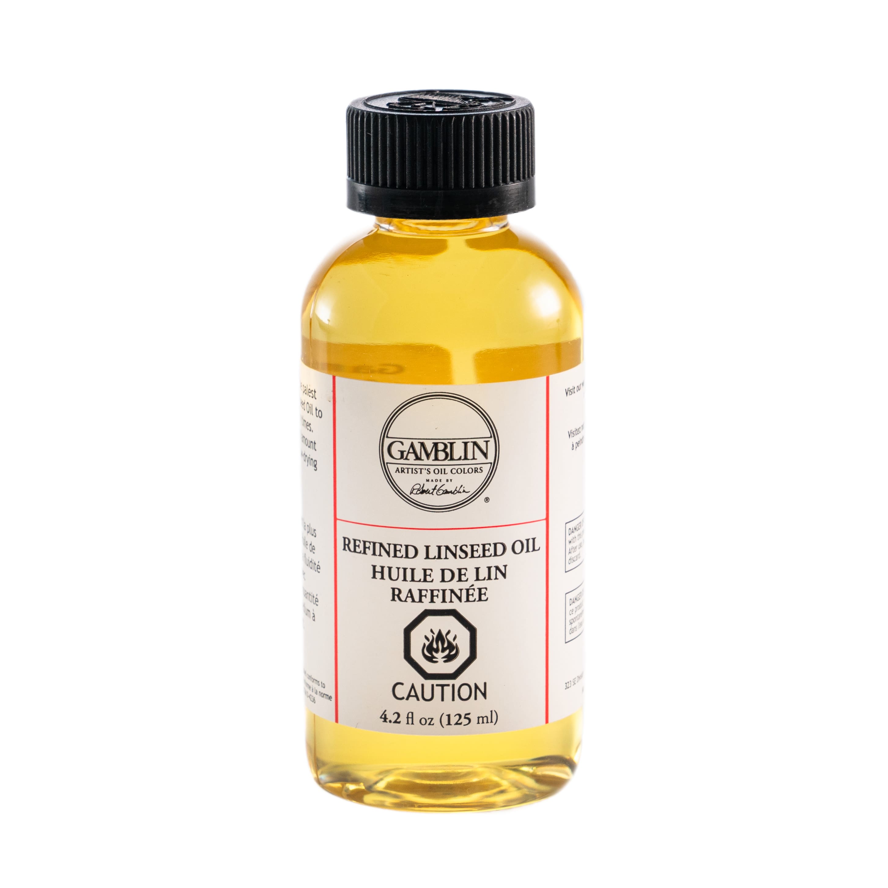 Huile de lin raffinée de Gamblin, 125 ml