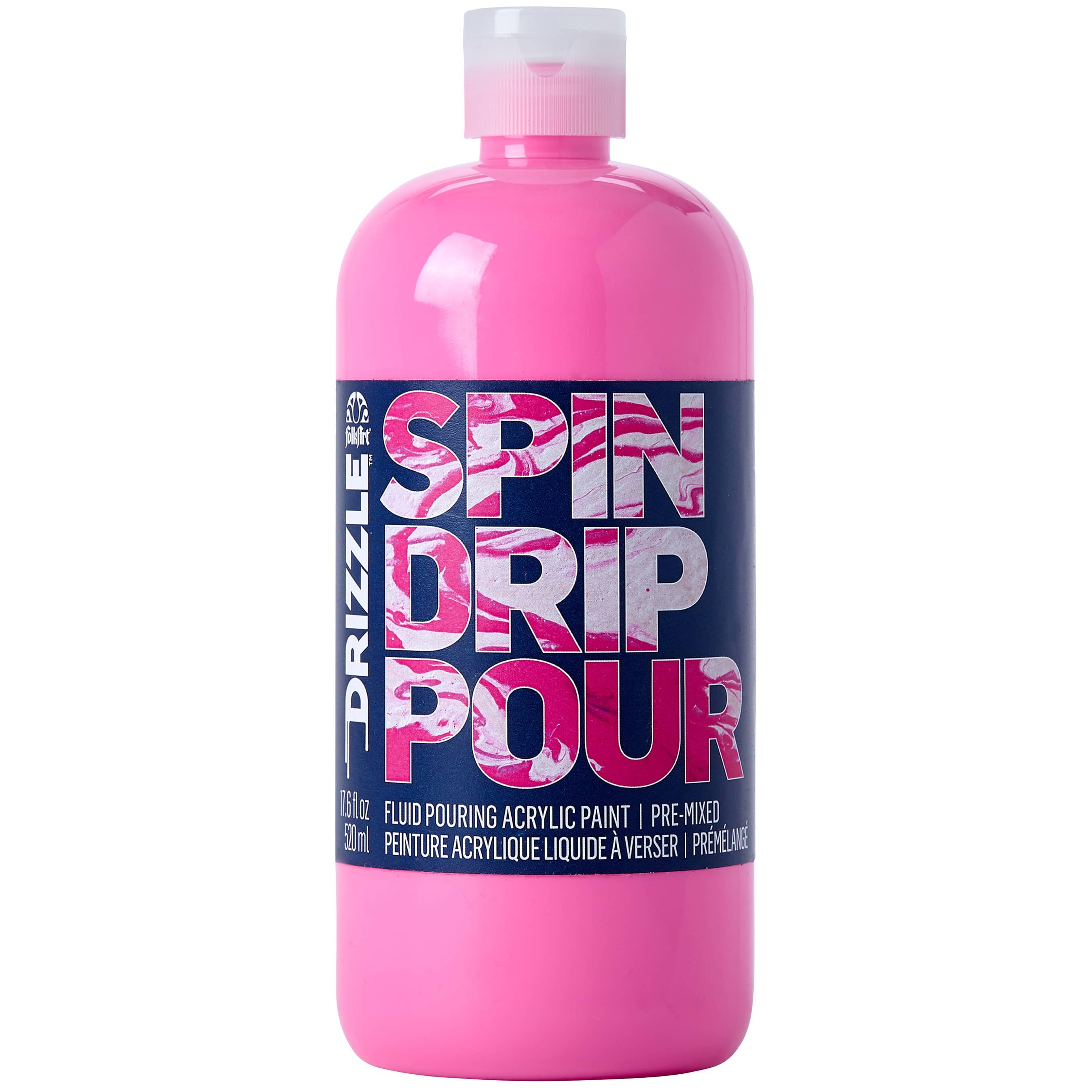 6 Pack: FolkArt® Drizzle™ Pre-Mixed Fluid Pouring Acrylic Paint, 17.6oz.