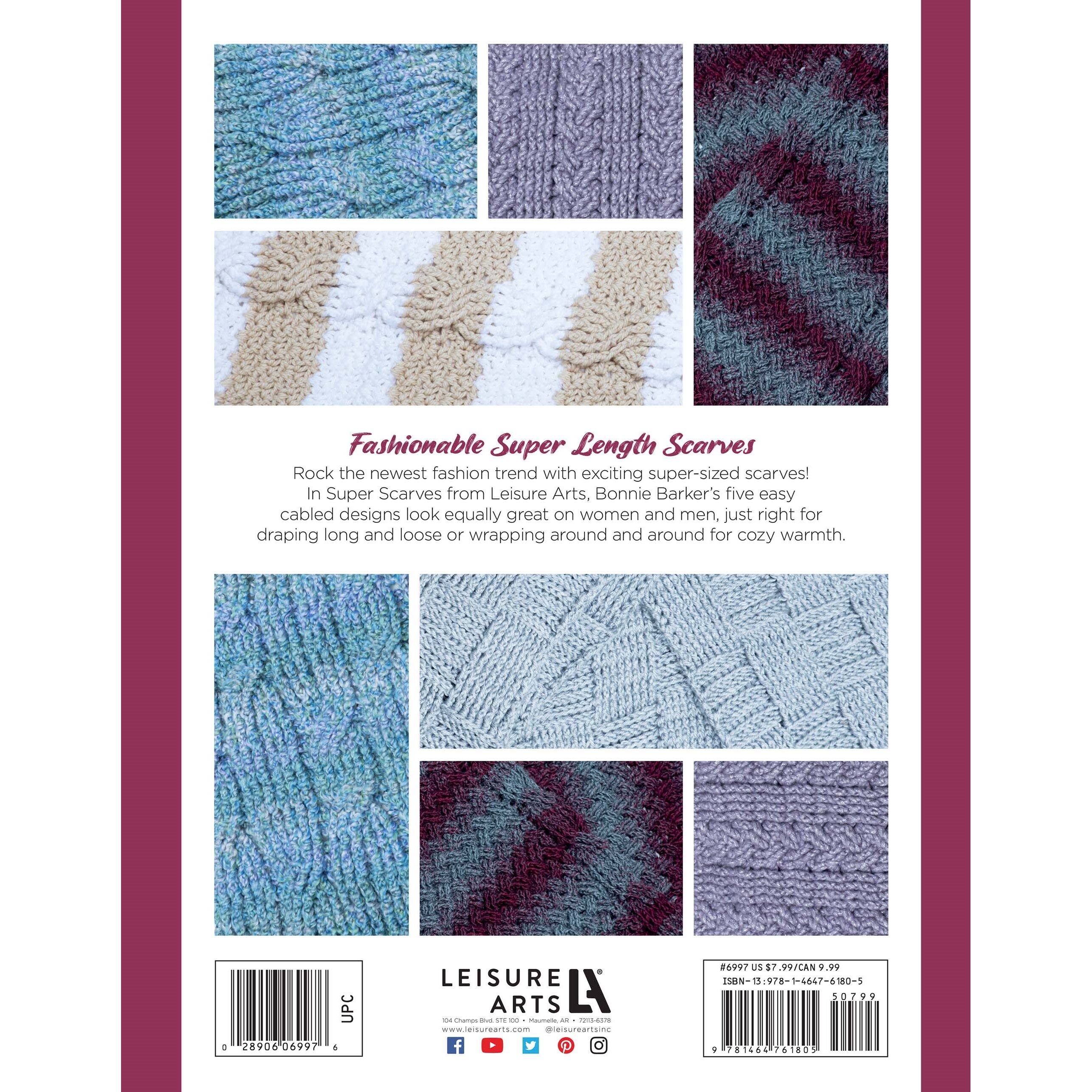 Leisure Arts® Super Scarves Book