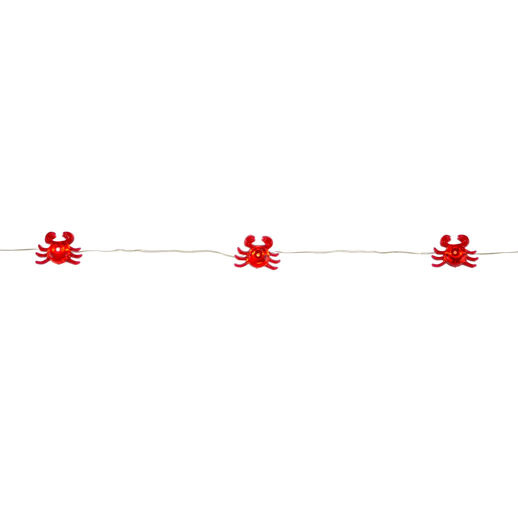 18ct. Crab Icon Warm White LED String Lights by Ashland®