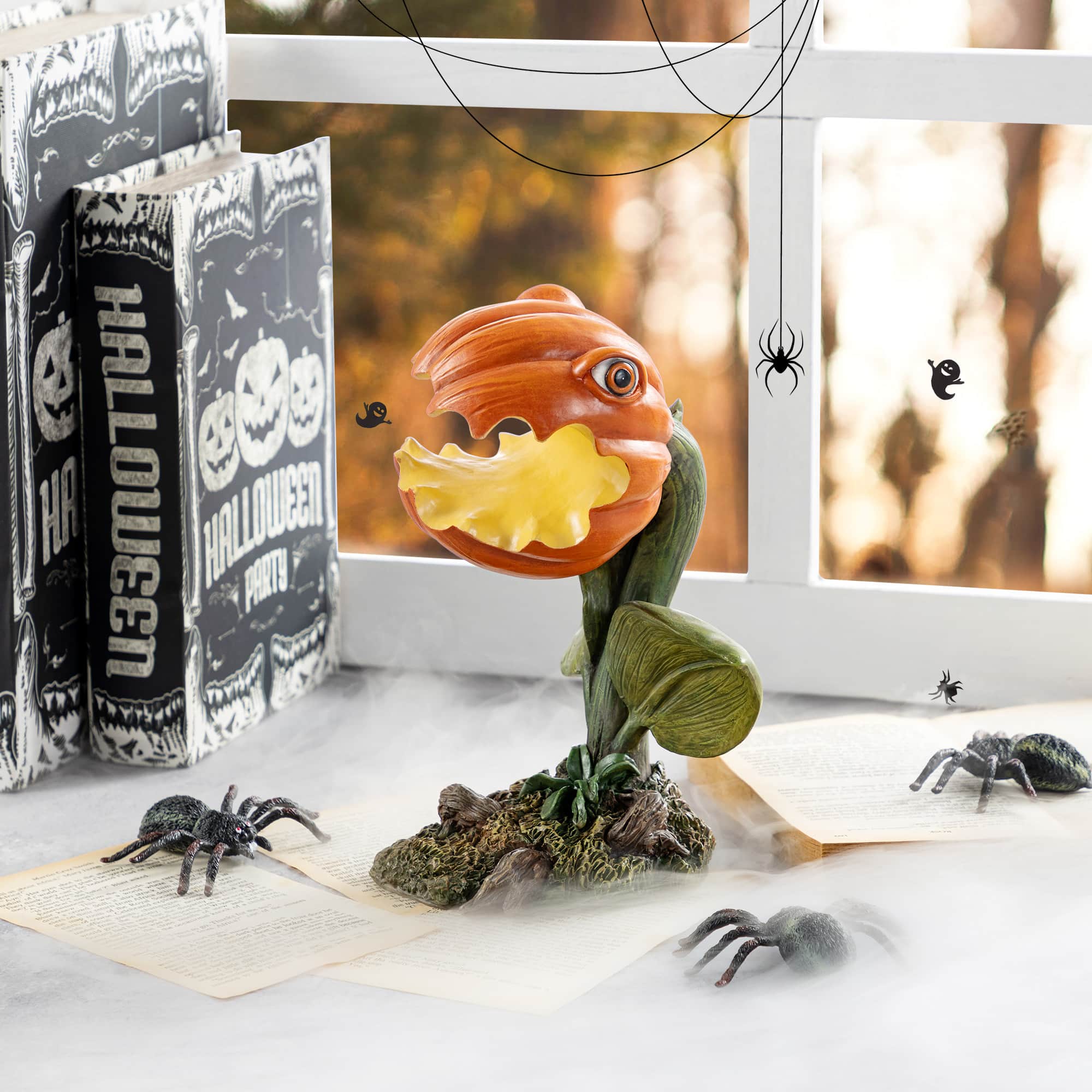 Glitzhome&#xAE; 8.75&#x22;H Halloween Resin Chomper Table Decor