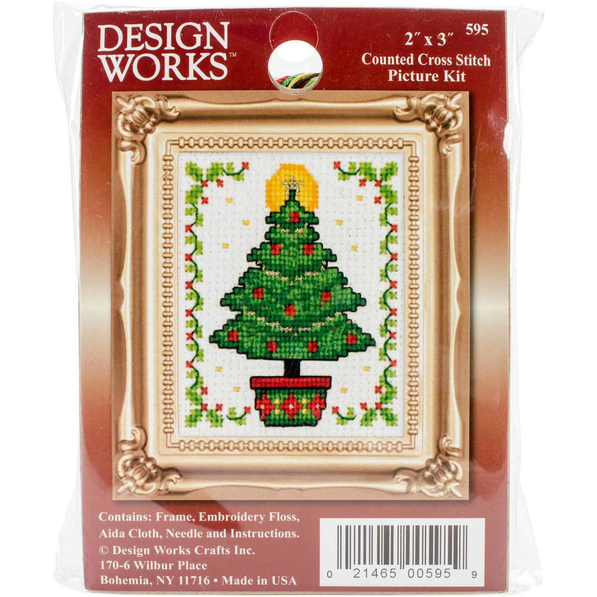 Design Works Christmas Tree Counted Cross Stitch Kit