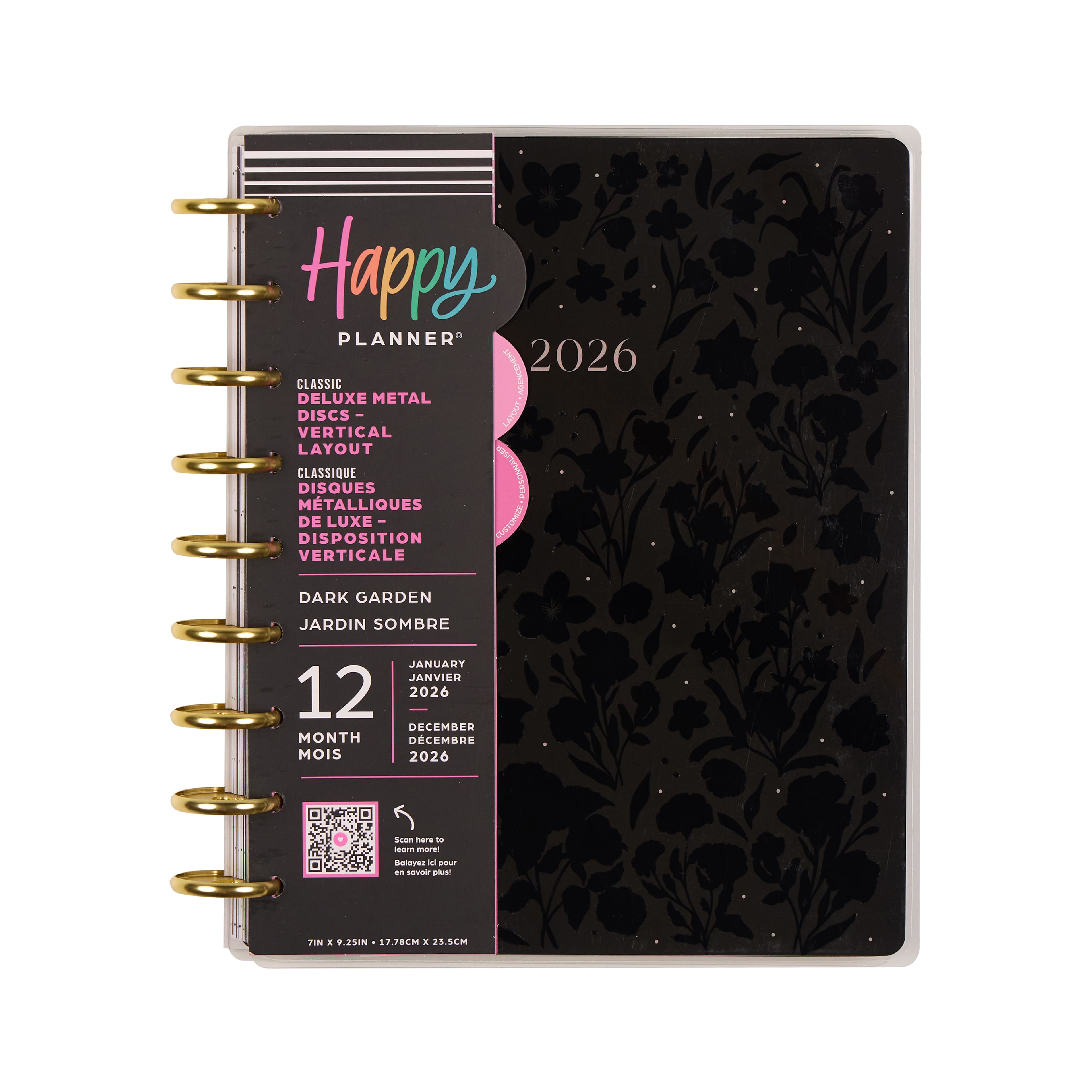 The Classic Happy Planner&#xAE; Dark Garden Deluxe