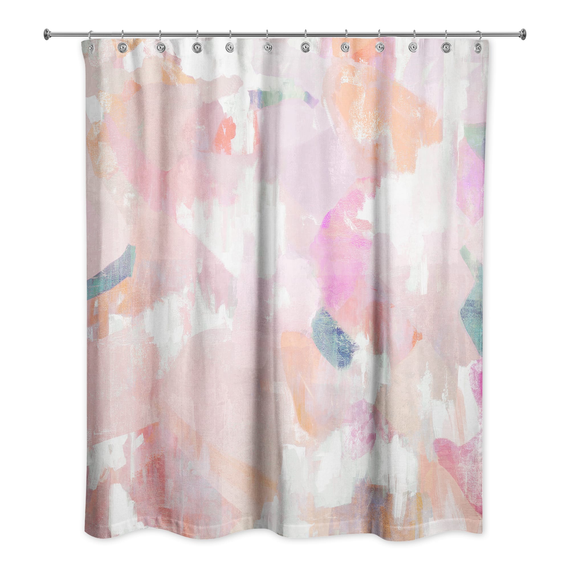 Funky Blush Misc. 71&#x22; x 74&#x22; Shower Curtain