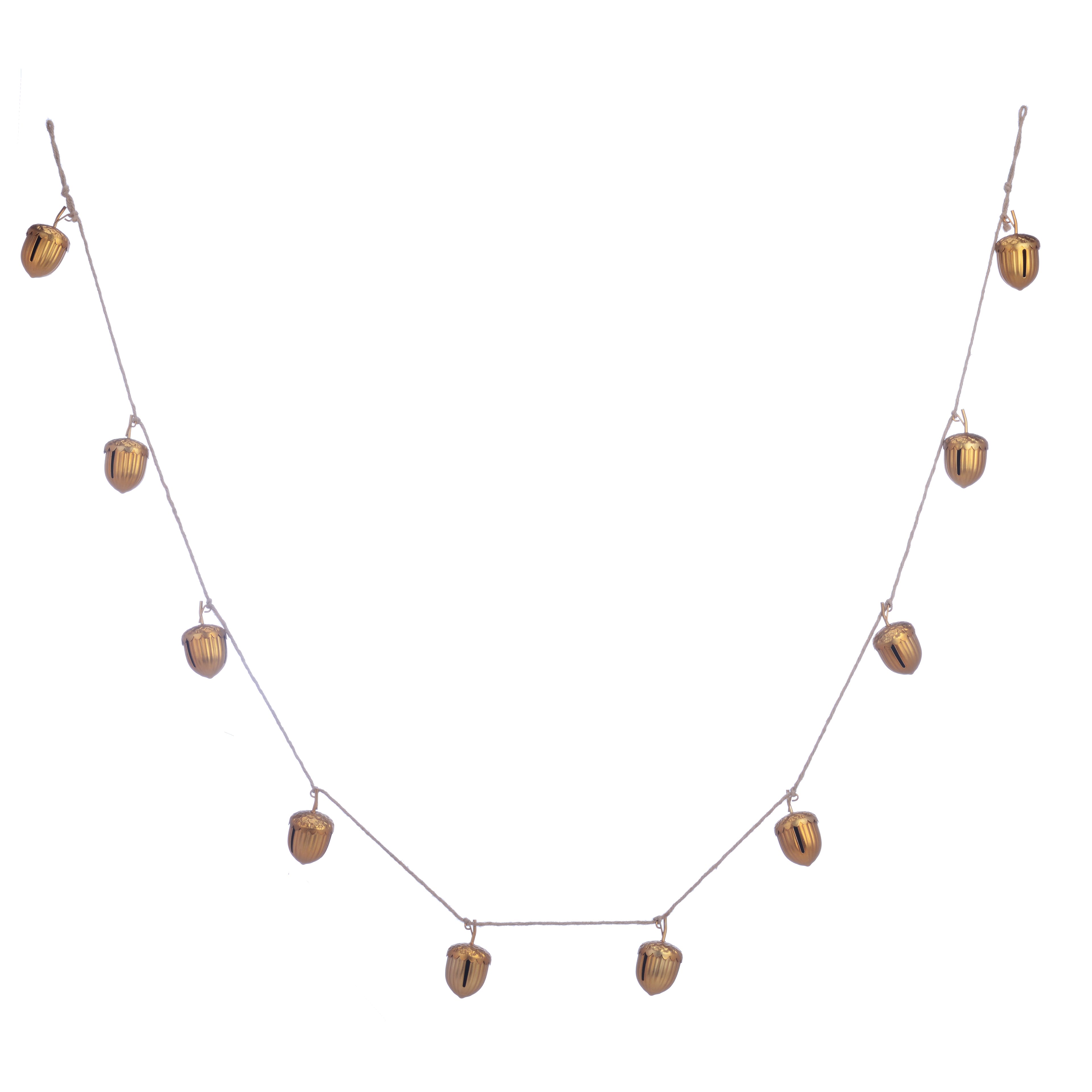 6ft. Gold Acorn Bells Garland by Ashland®